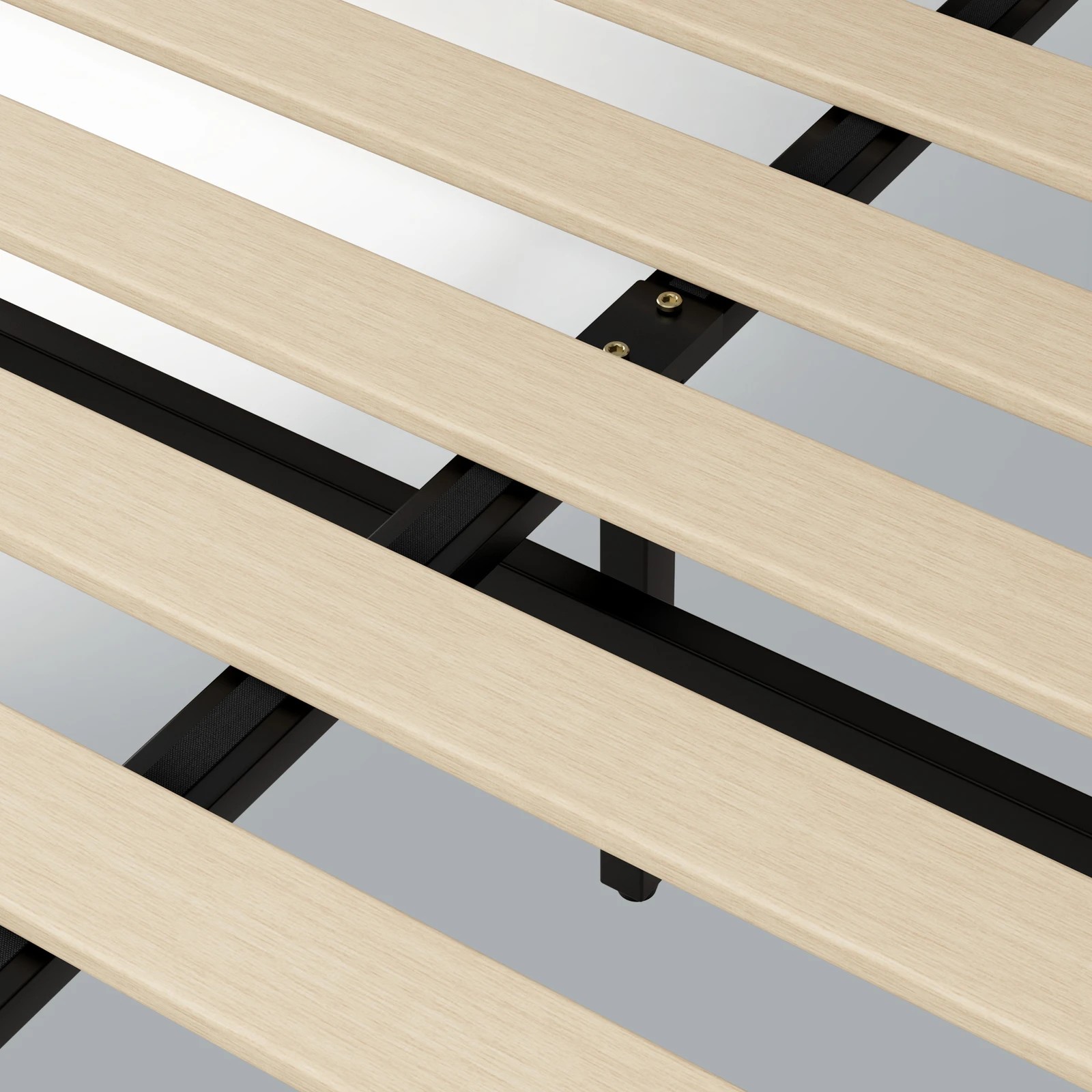 8 Alfordson Bed Frame Double Size Platform RGB LED Gas Lift Base Storage - Charcoal, 8 of 10