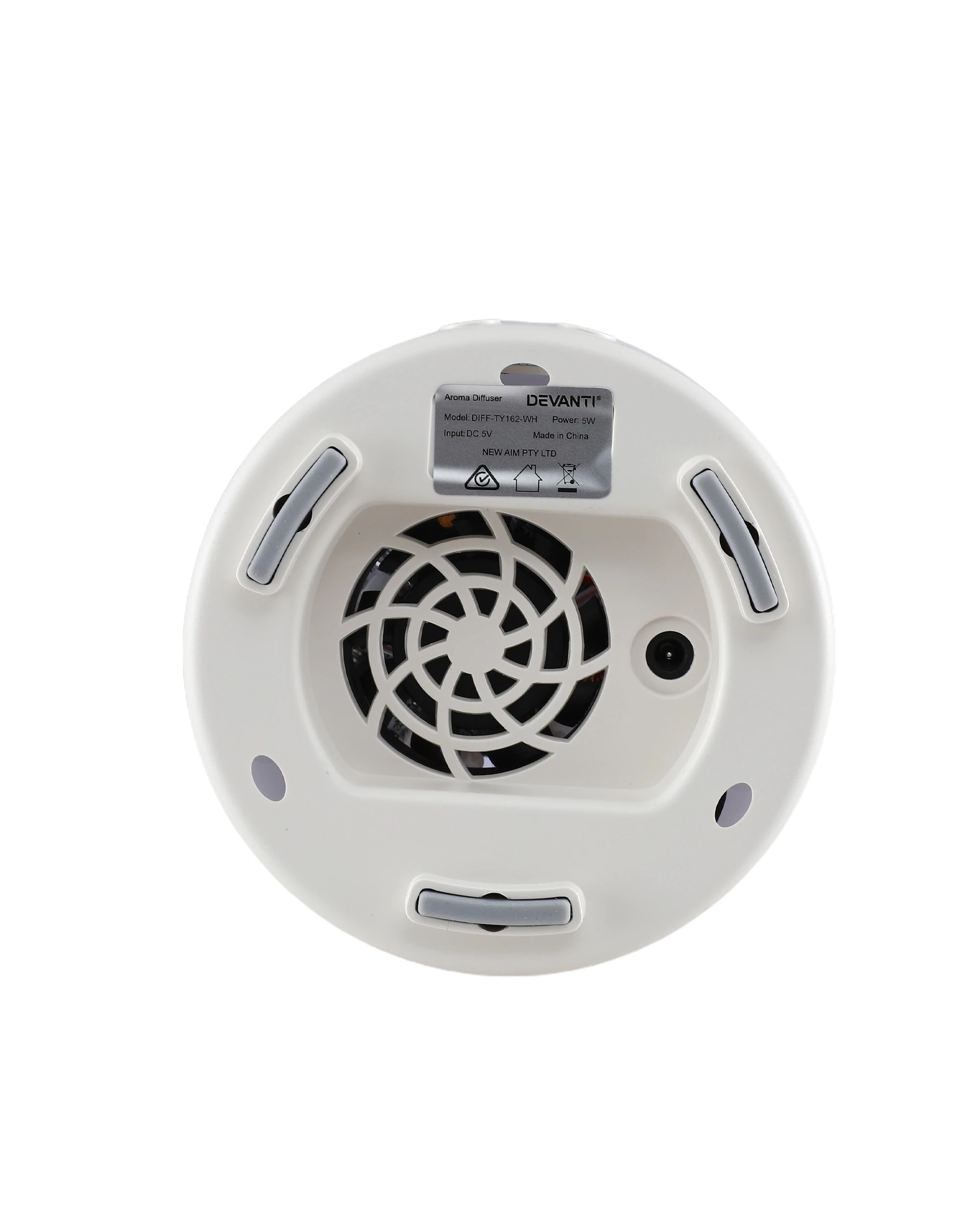 8 Devanti Ultrasonic Aroma Diffuser Aromatherapy 100ml LED Lights Iron Humidifier - Multi, 8 of 8