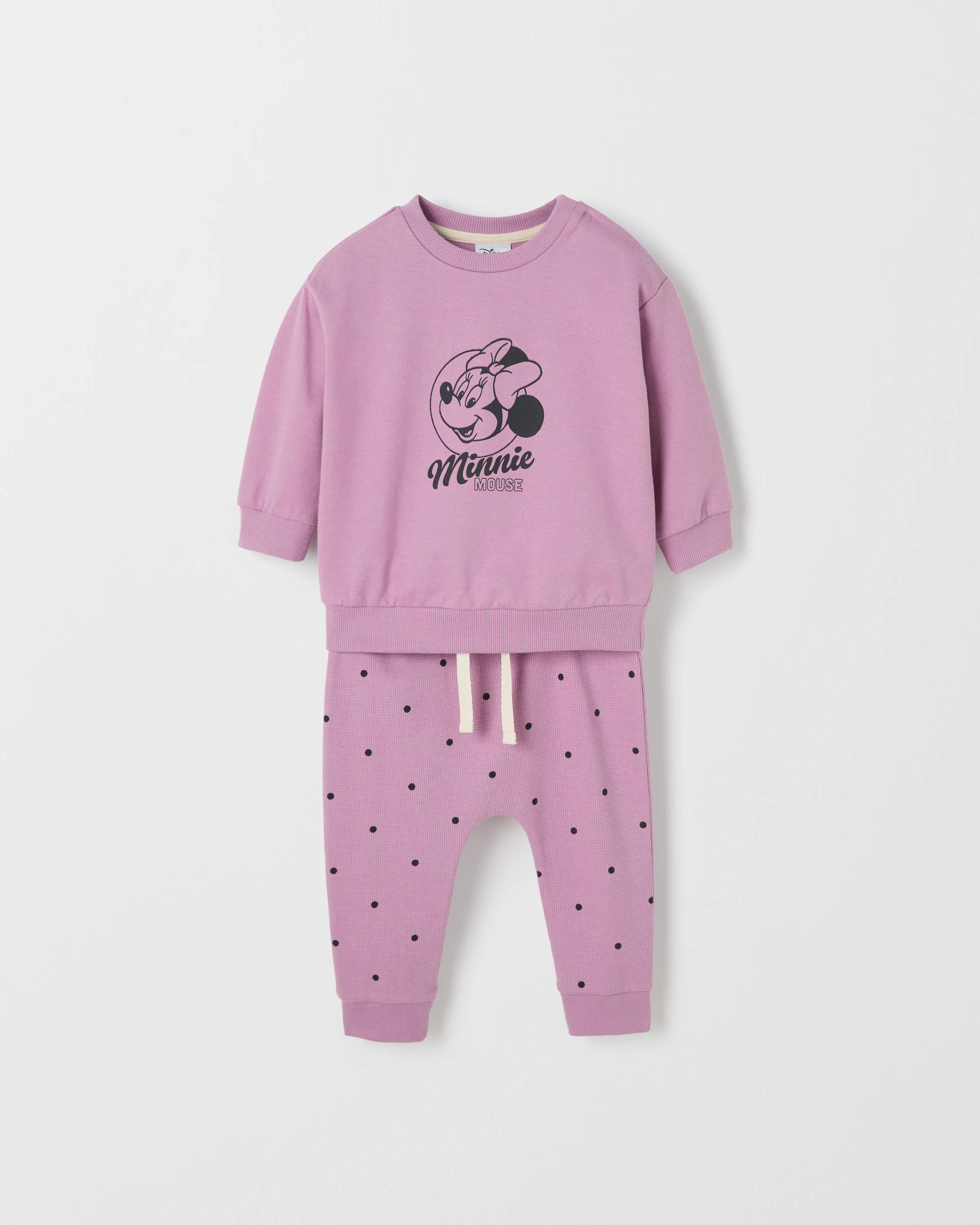 5 Disney Organic Cotton Baby Fleece Set MINNIE VALERIAN, 5 of 7