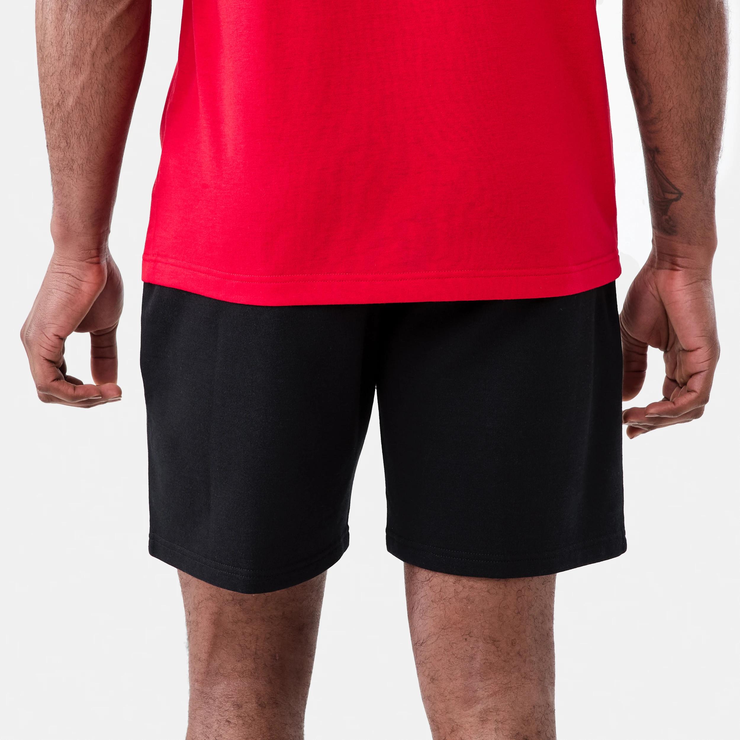 3 Everlast Mens French Terry Shorts Black, 3 of 9