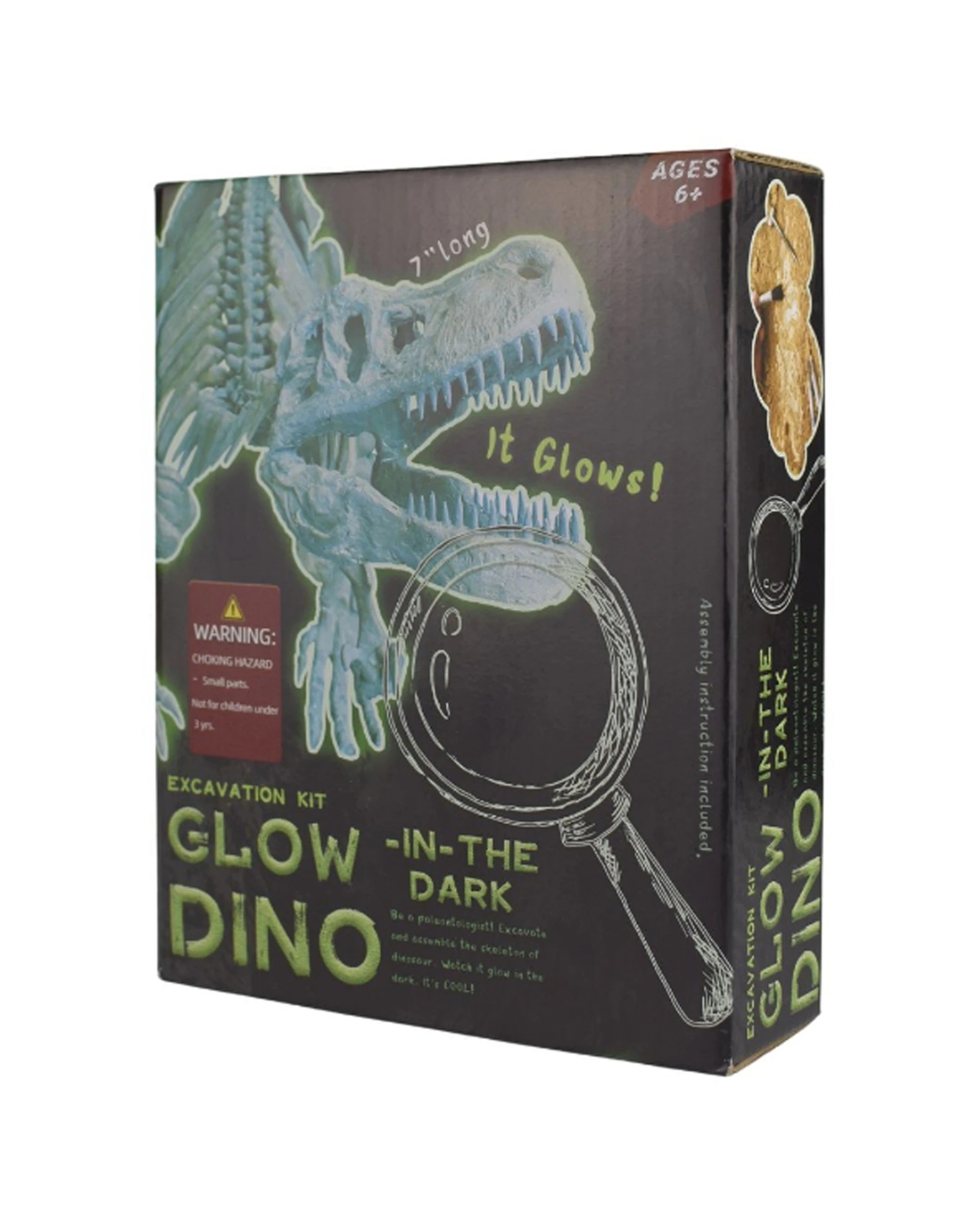 3 Kaper Kidz Glow In The Dark Tyrannosaurus Excavation Kit Educational Toy - Plain, 3 of 5