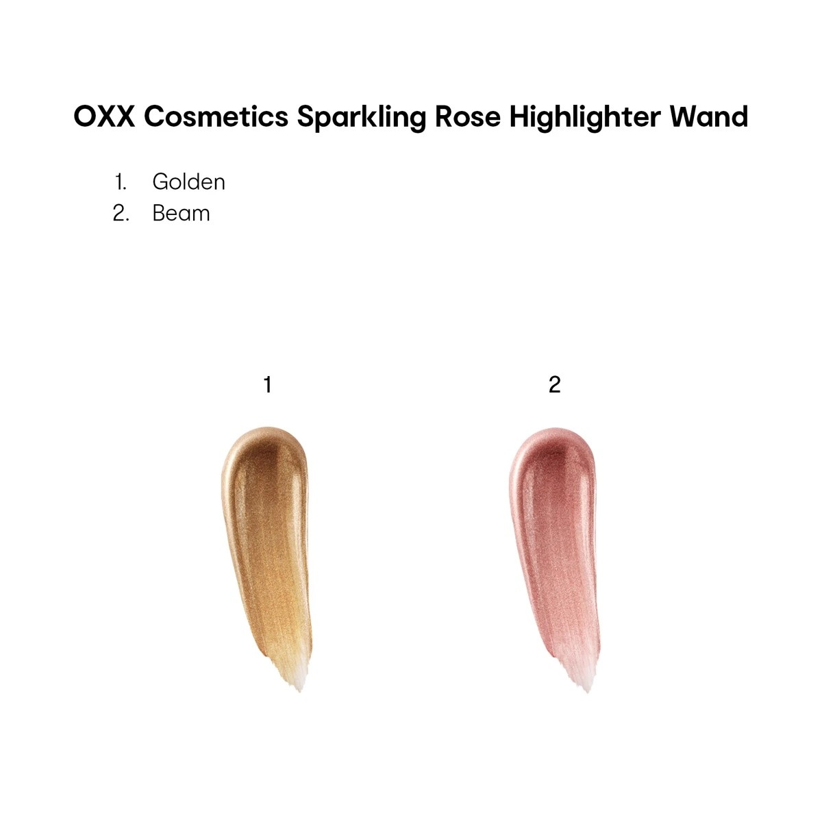 5 OXX Cosmetics Sparkling Rose Highlighter Wand - Golden, 5 of 9