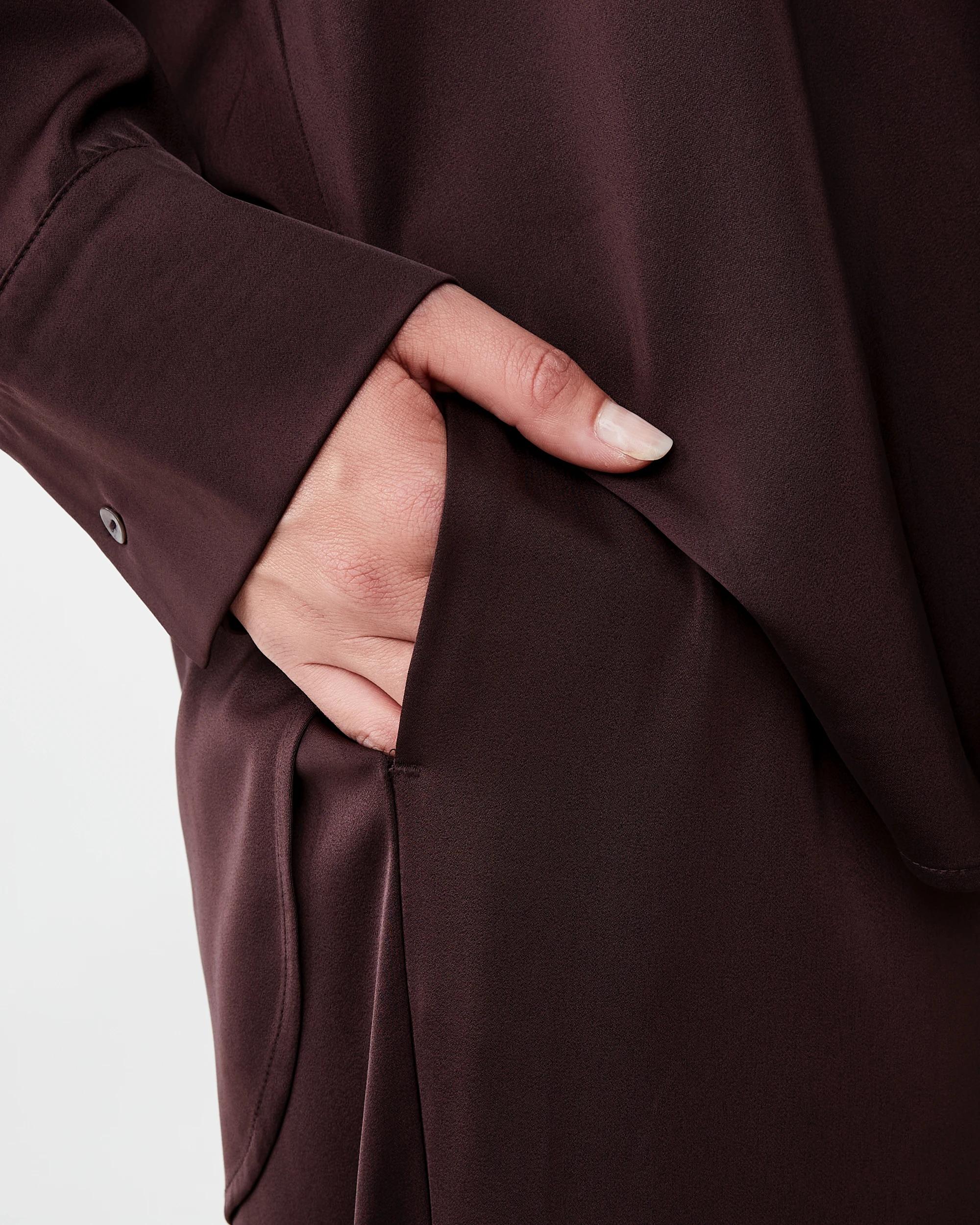 6 Satin Pants Choc Plum, 6 of 7