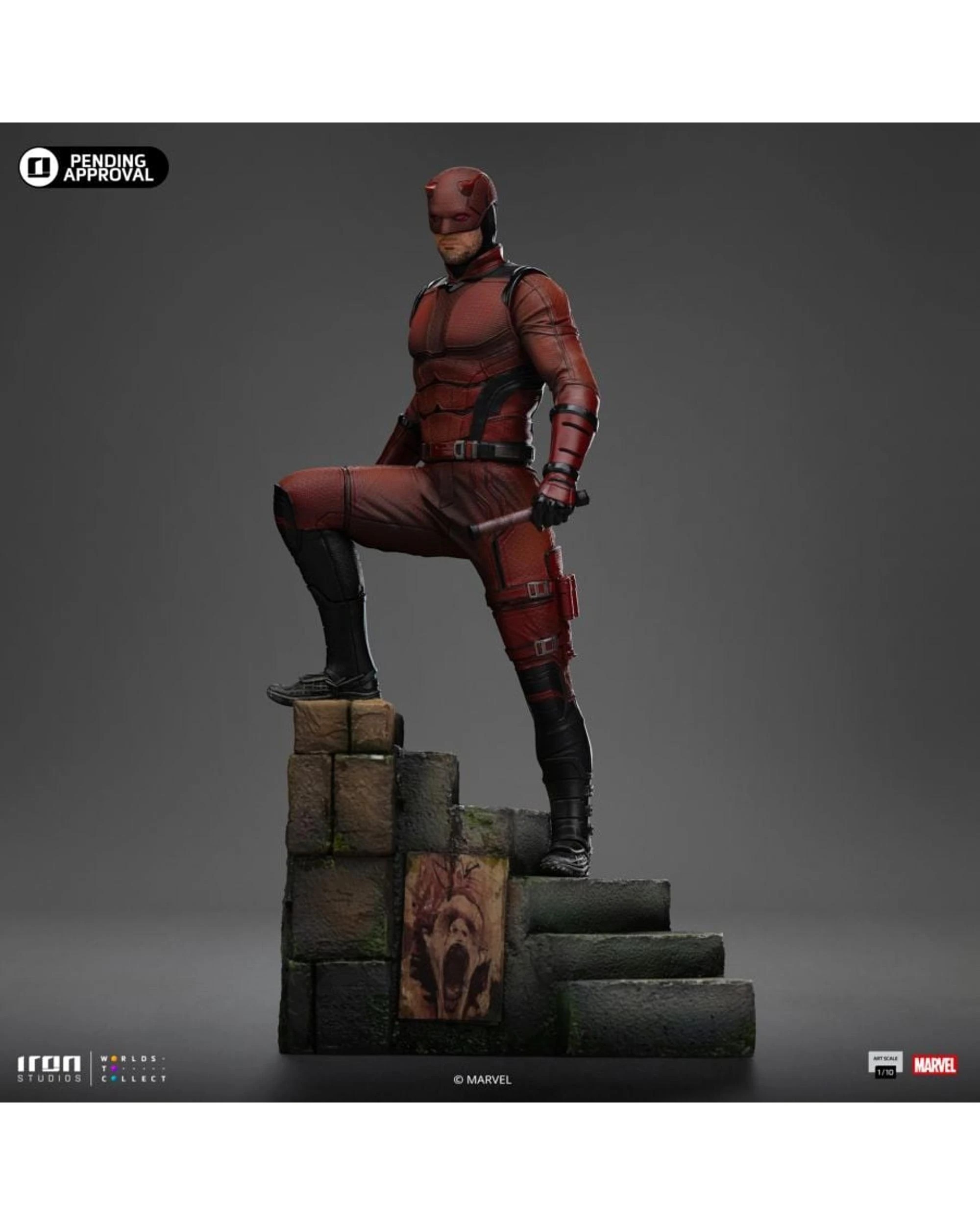 2 Marvel Comics Daredevil 1:10 Statue, 2 of 10