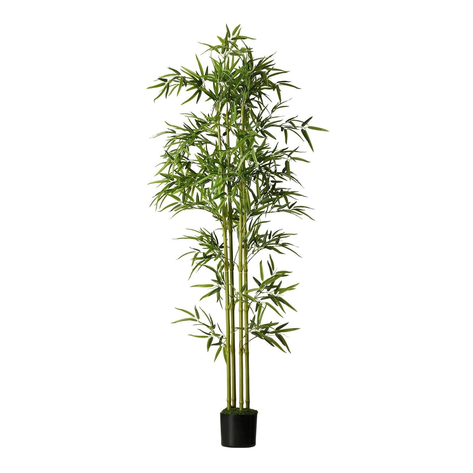 1 Livsip 180cm Artificial Bamboo Tree Faux Potted Plant - Green, 1 of 10