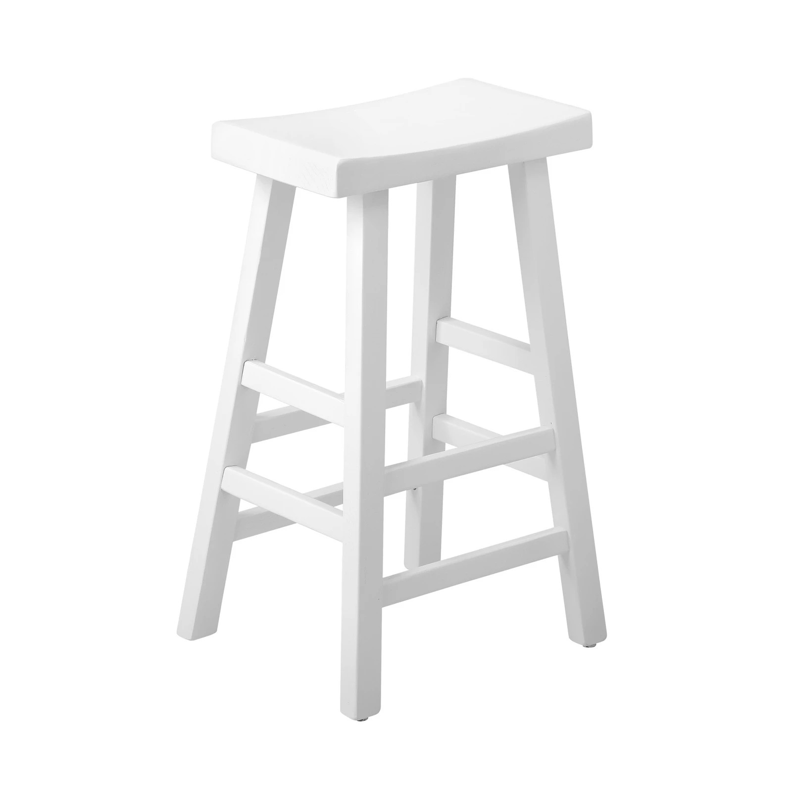 9 Oikiture 1x Bar Stools - White, 9 of 9