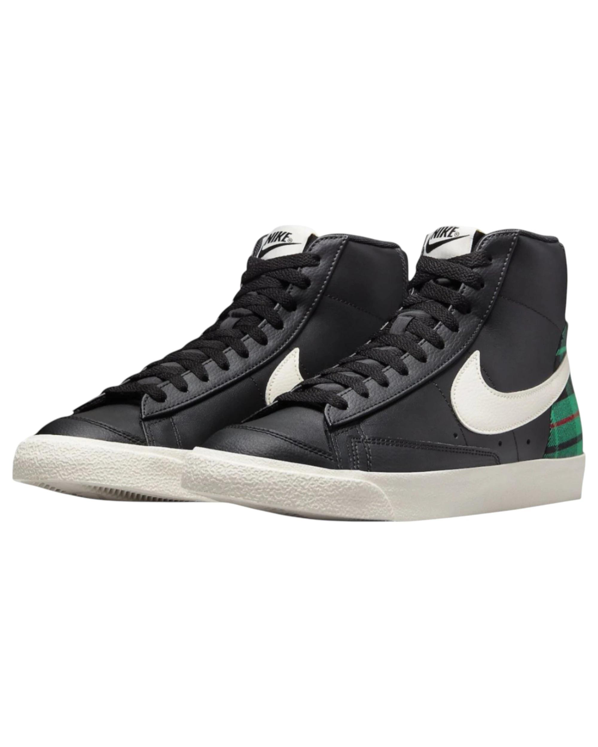 2 Nike Mens Blazer Mid 77 Black/ Green Athletic Shoes BLACK/GREEN, 2 of 6