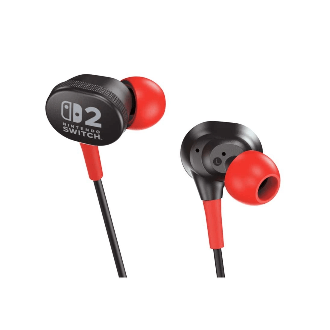 4 PowerA - Wired Earbuds for Nintendo Switch 2 - Black
 - Black, 4 of 5