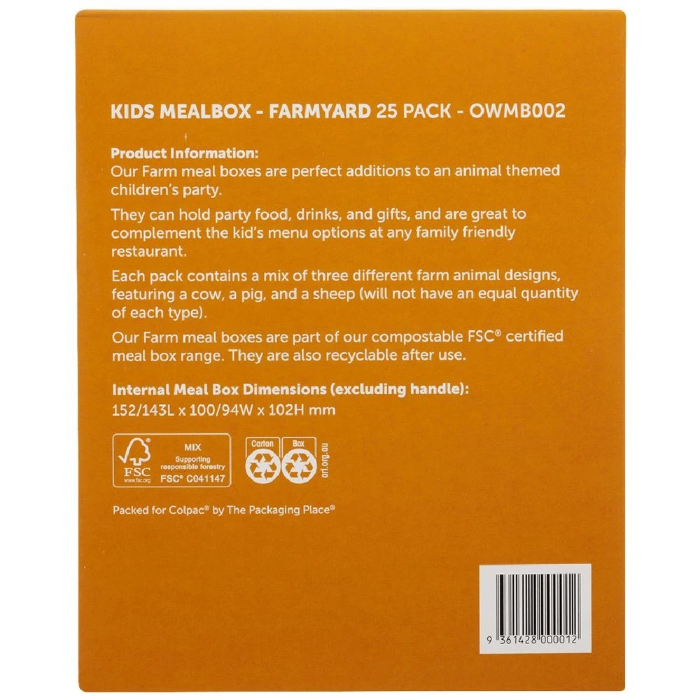 2 Colpac Kids Mealbox Farm 25 Pack, 2 of 6