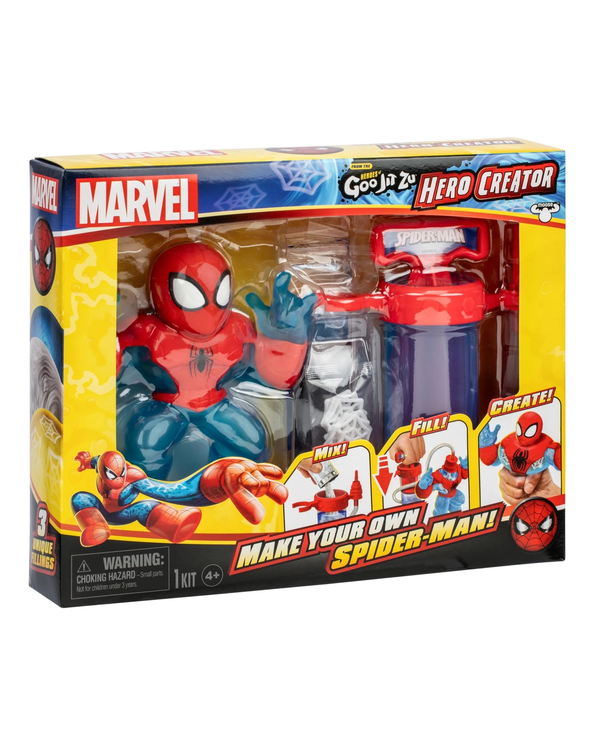 2 Heroes of Goo-Jit-Zu Marvel Spider-Man Hero Creator Pack, 2 of 10