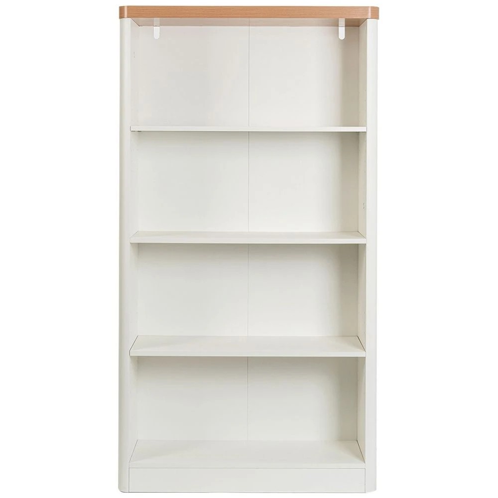 2 Marstand Bookcase 1500mm Oak and White Shelves Home Office Storage, 2 of 10