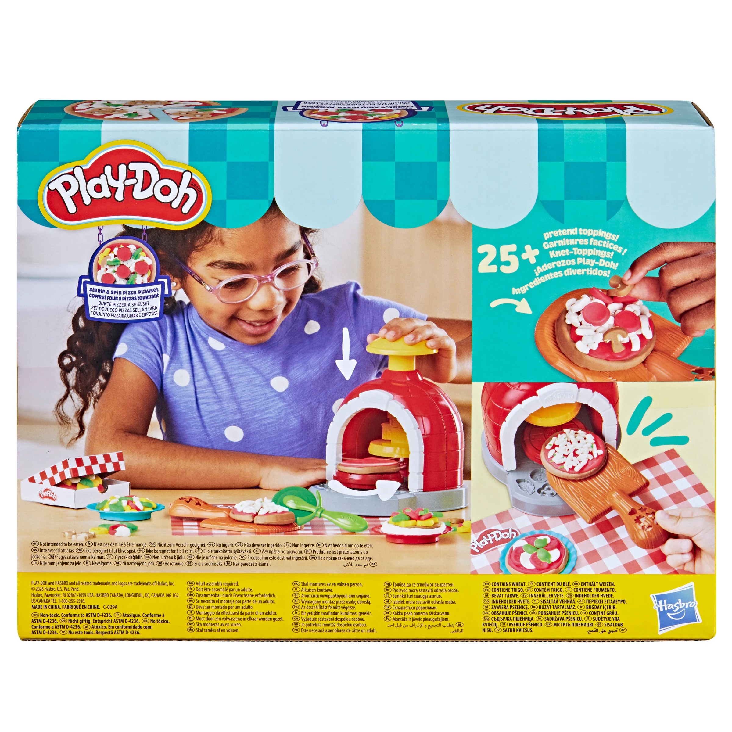 3 Play-Doh Stamp & Spin Pizza Playset, 3 of 3