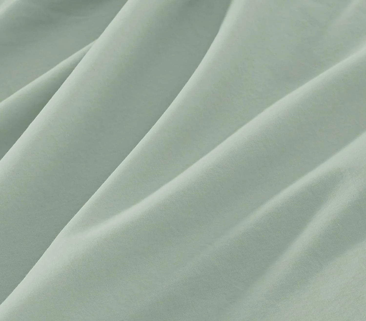 6 Gioia Casa Vintage Washed Cotton Quilt Cover Set Soft Breathable - Super King Bed - Sage, 6 of 7