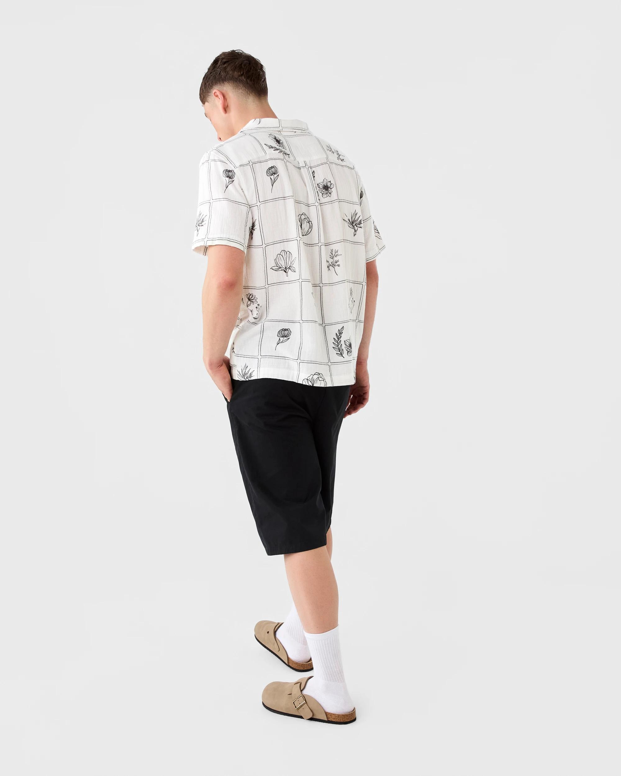 4 Short Sleeve Double Cloth Print Shirt Bge Chk, 4 of 8