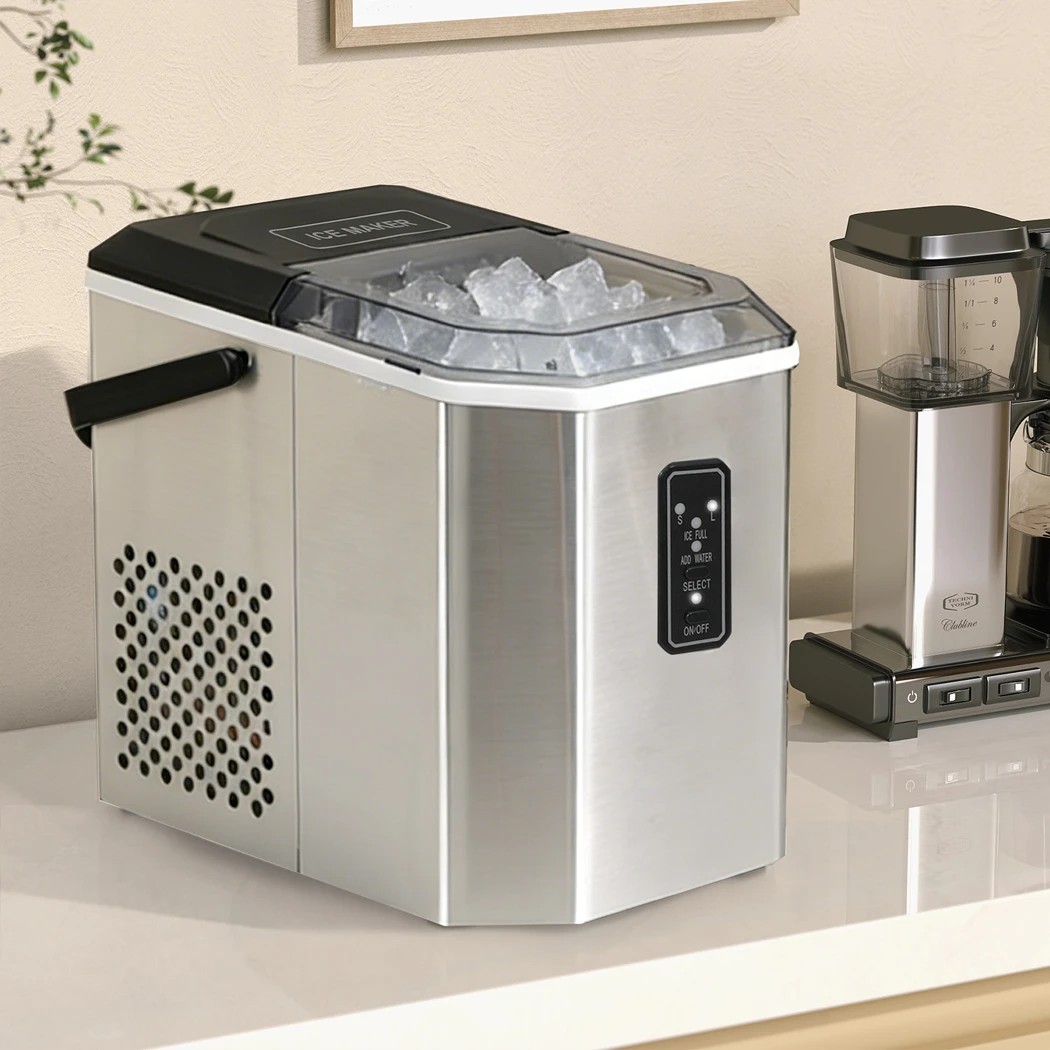 6 Spector 12kg Ice Maker Ice Cube Machine with LED Display in Black, 6 of 6