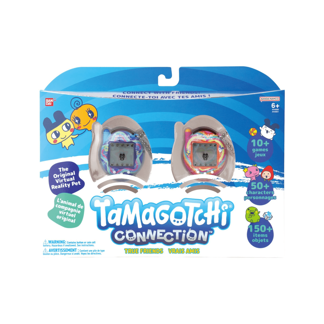 1 Bandai Tamagotchi Connection True Friends Set Twin Pack - Heart Aura and Star Aura - Multi, 1 of 9