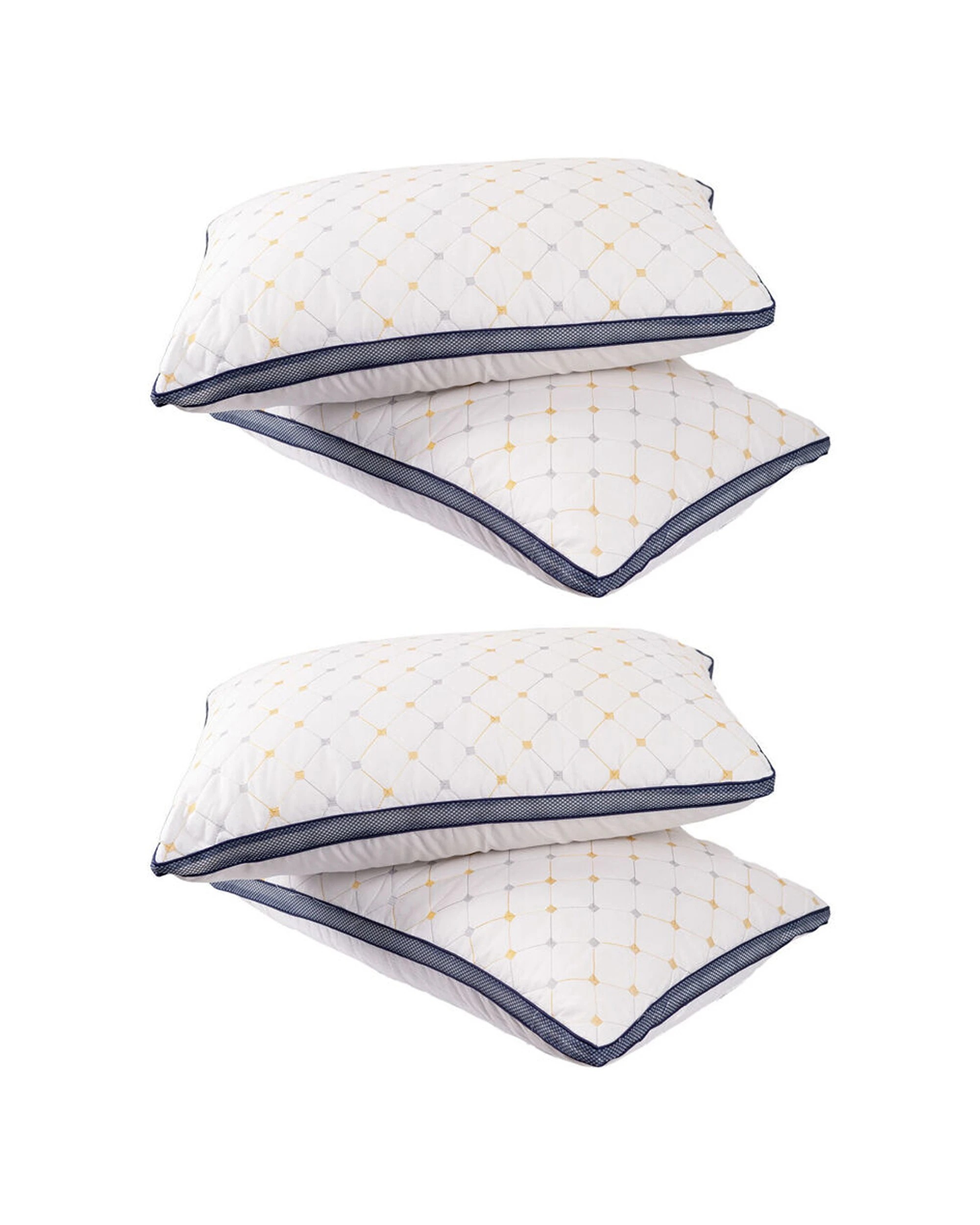 1 Royal Comfort 2x 2pc Luxury Chiro Comfort Air Mesh Pillow 50x75cm - Multi, 1 of 7