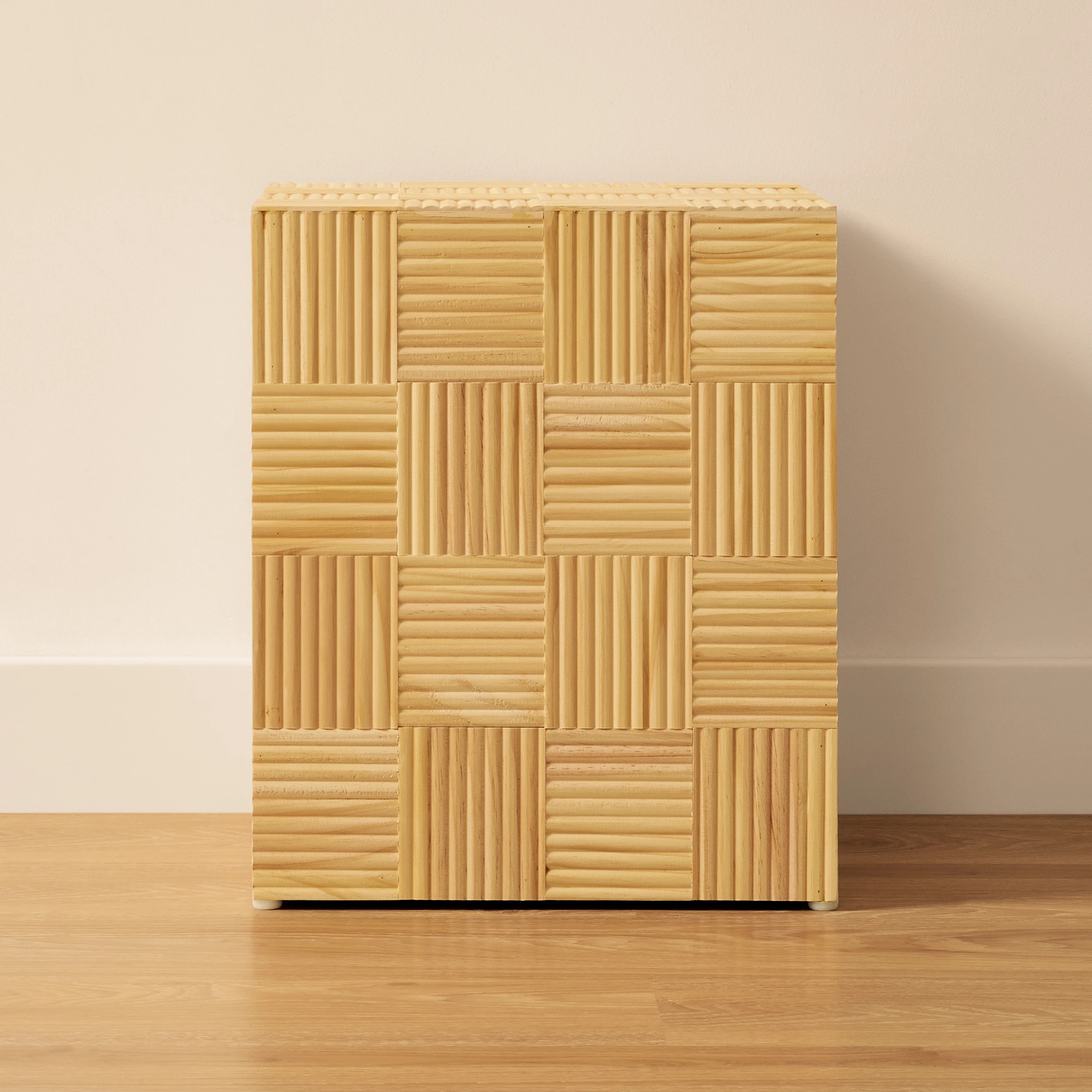2 Check Cube Side Table, 2 of 5