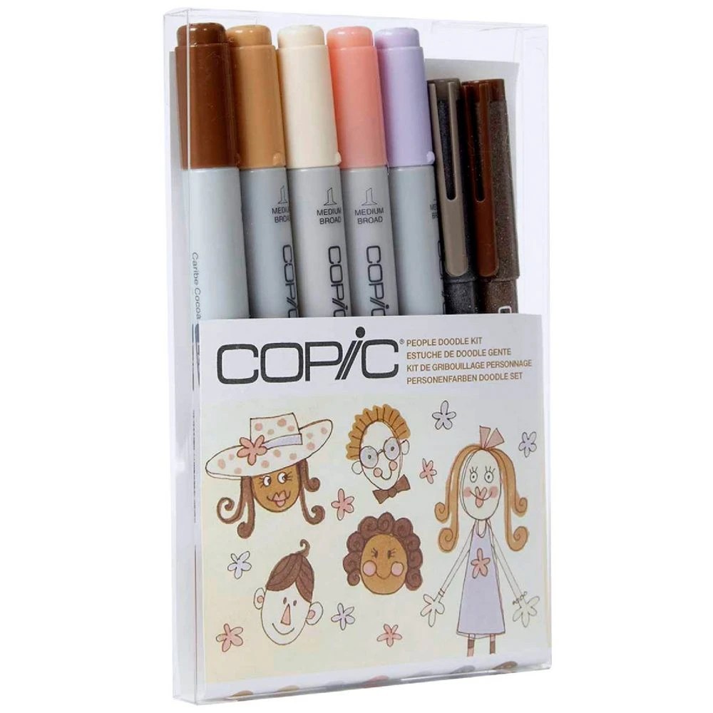 1 Copic Ciao Doodle Kit People 7 Piece, 1 of 4