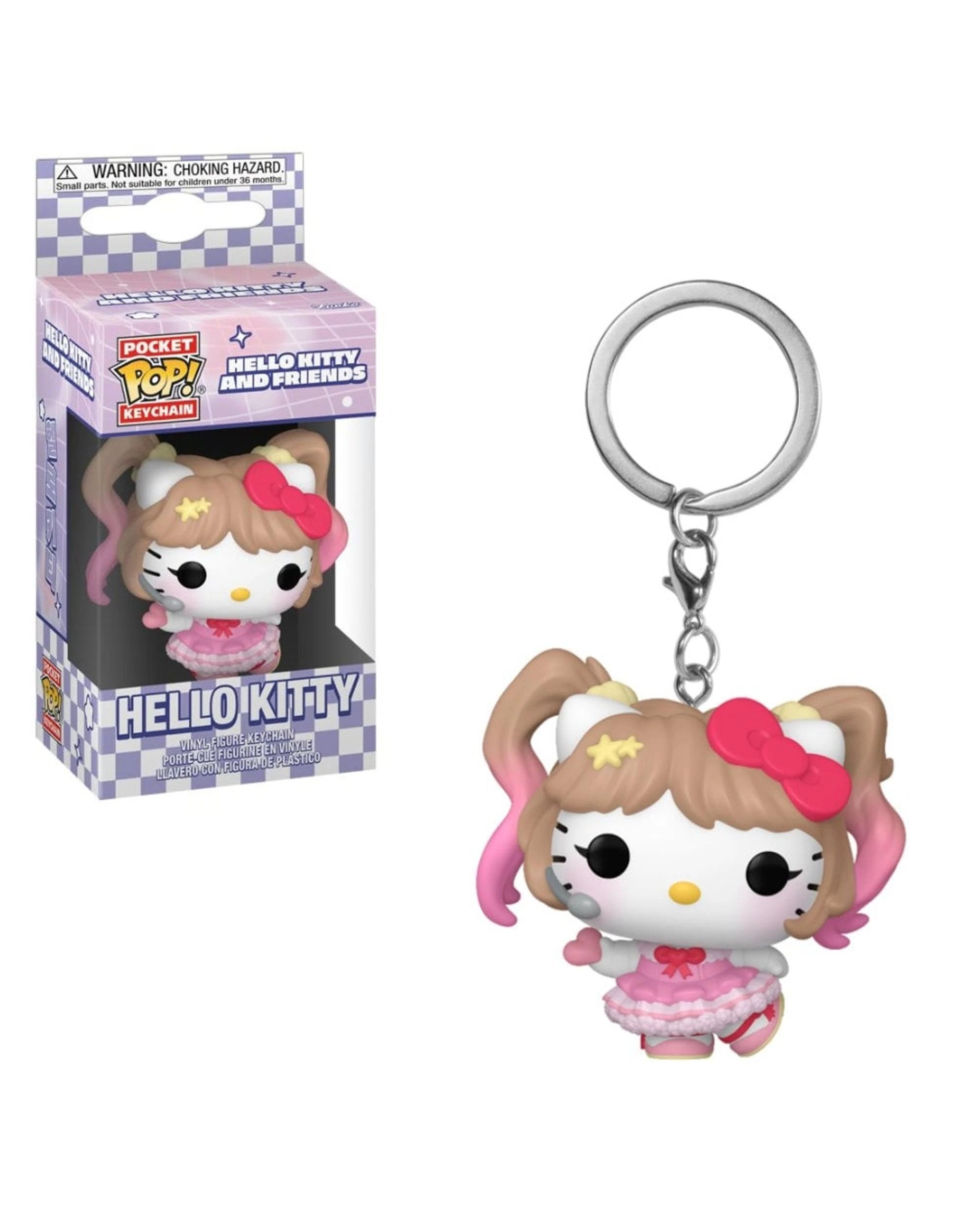 1 Hello Kitty and Friends Hello Kitty K-Pop Pocket POP! Keychain Funko POP! Vinyl, 1 of 3
