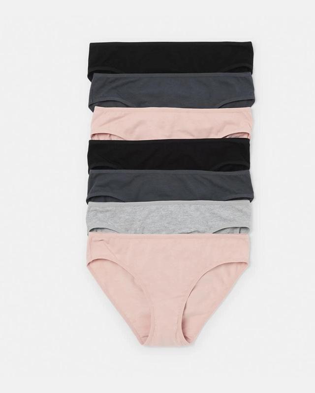 7 Pack Cotton Stretch Bikini Br