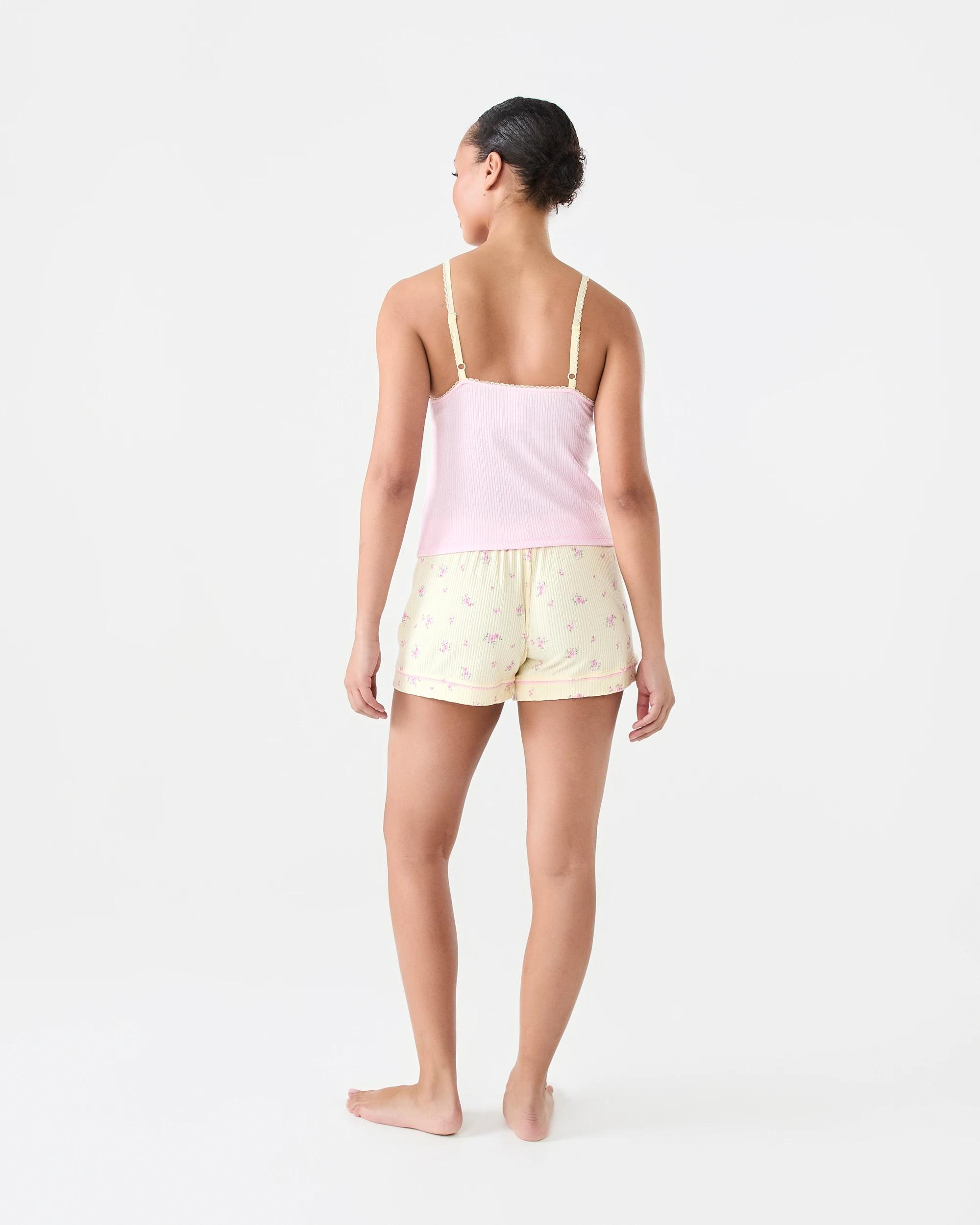 4 Pointelle Rib Shorts Wild Rose, 4 of 7