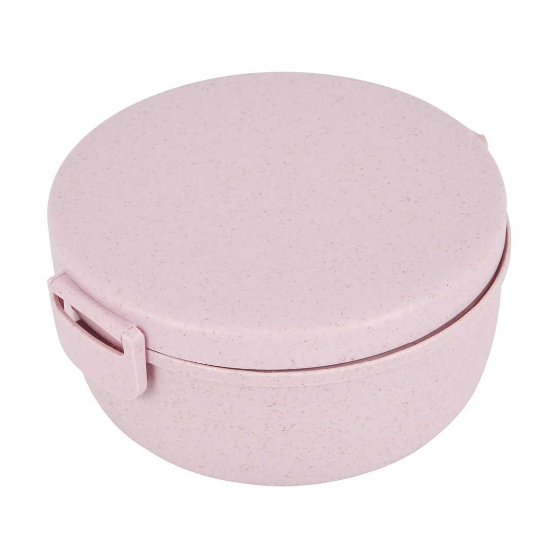 1 Pink Wheat Straw Salad Bowl, 1 of 5