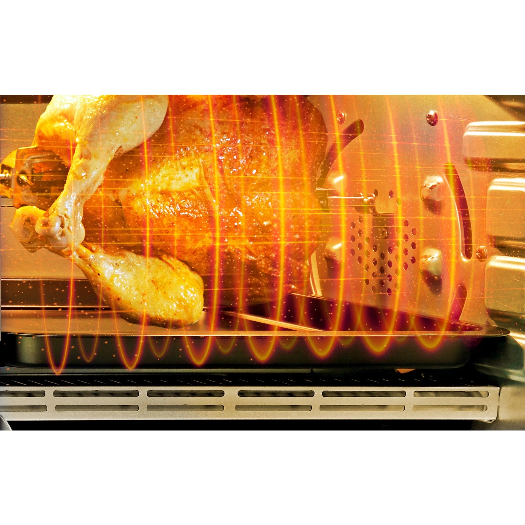 4 Kenmore 24L Air Fryer Toaster Oven - Silver, 4 of 7