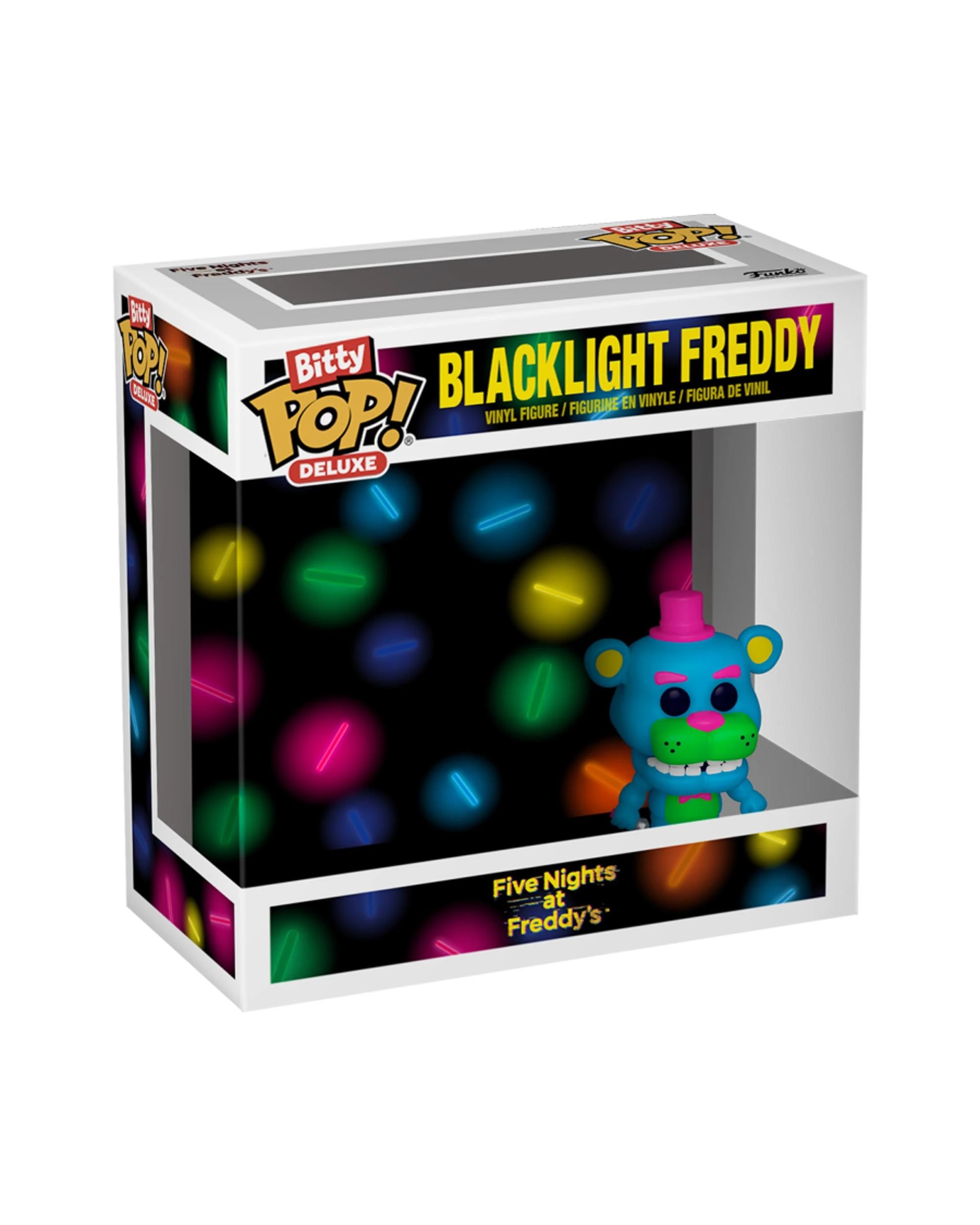 1 Five Nights at Freddy's Blacklight Freddy Bitty Deluxe Funko POP! Vinyl, 1 of 3