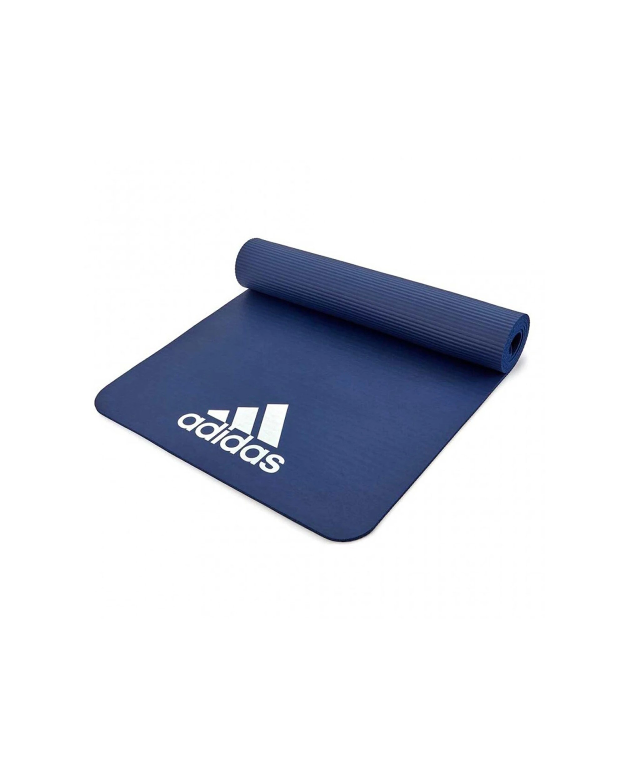 1 Adidas Fitness Mat 7mm Non Slip NBR Easy Clean Lightweight 173cm x 61cm - Blue, 1 of 2