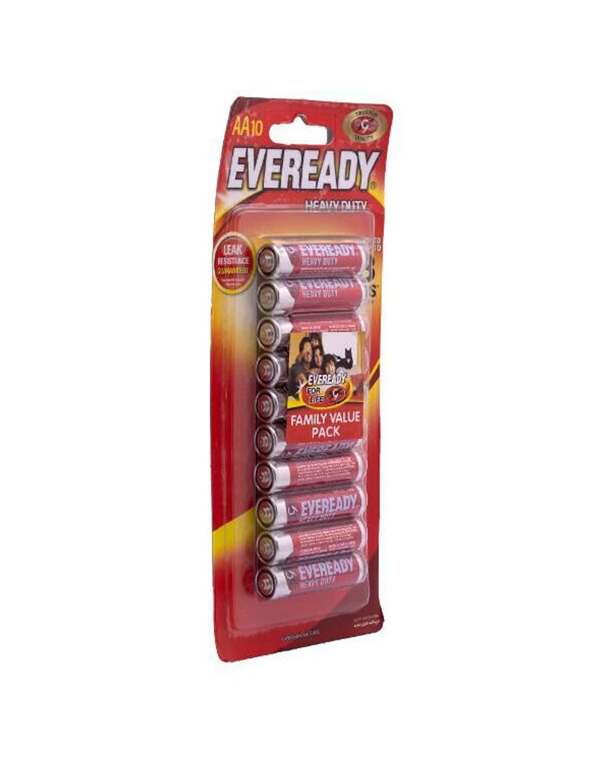 2 Eveready 10pc AA Heavy Duty Zinc-Carbon Battery For Most Devices - Multi, 2 of 3