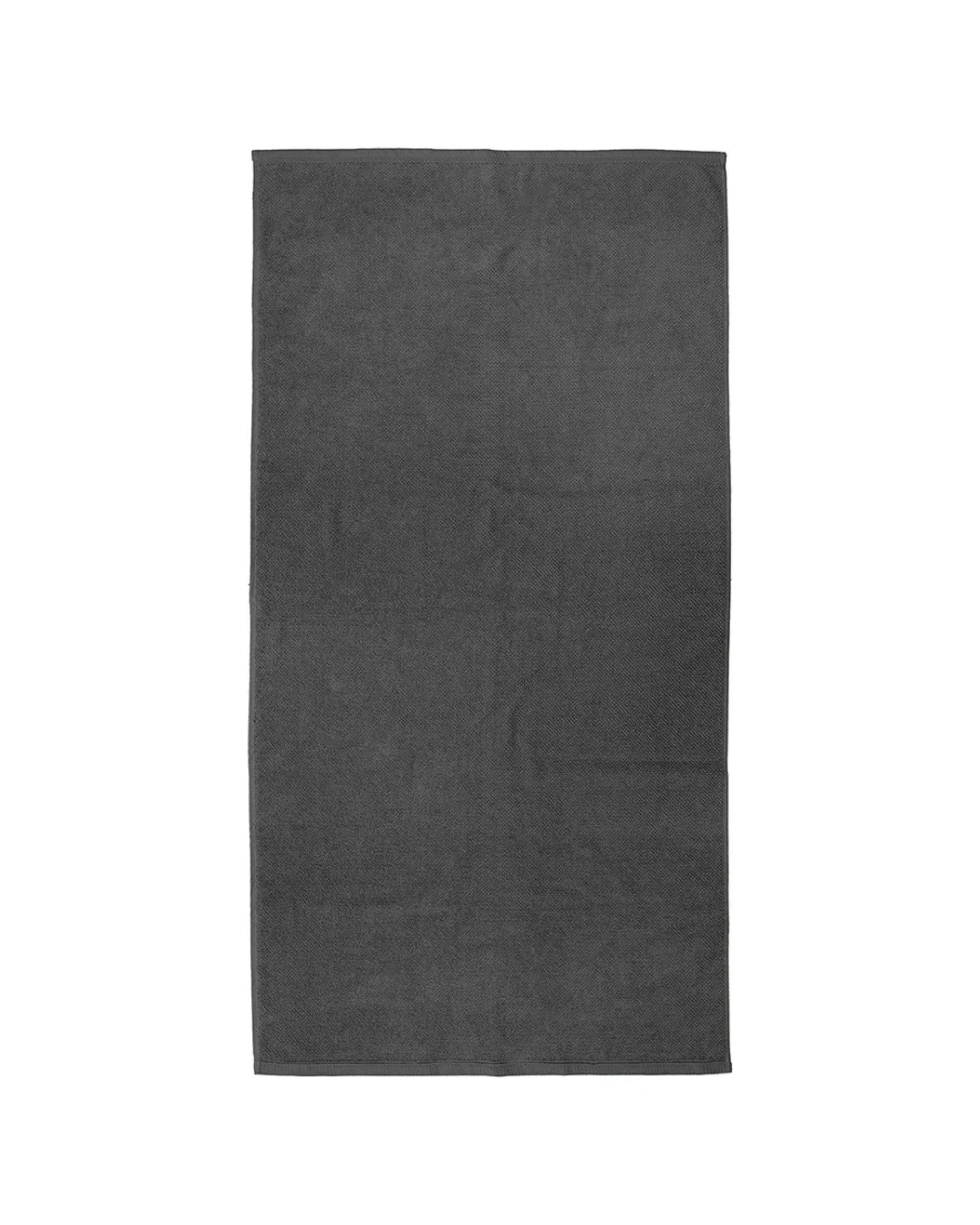 4 Bambury Angove 600gsm Soft Absorbent Cotton Bath Sheet Textured - Charcoal, 4 of 4