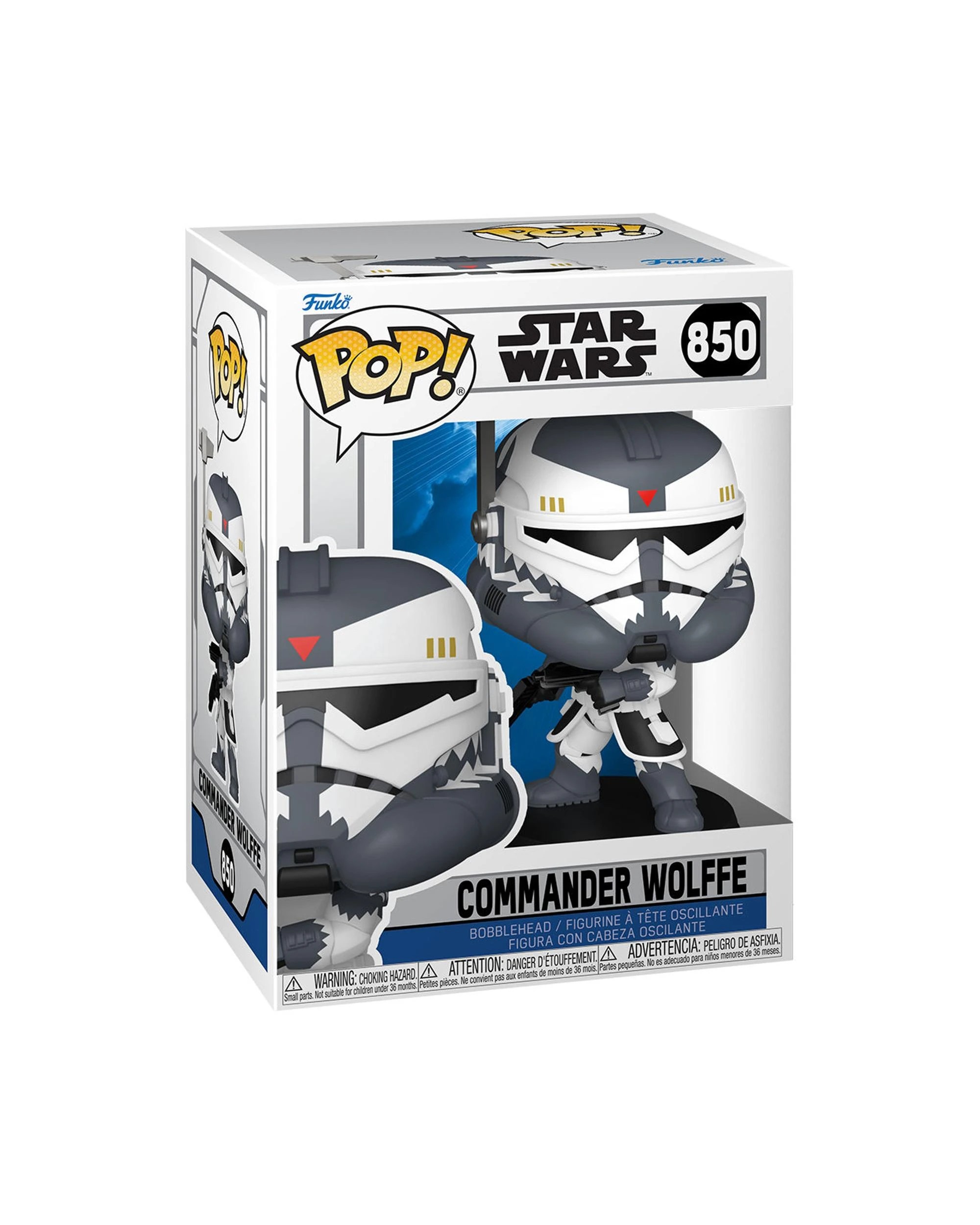 3 Star Wars The Clone Wars Commander Wolffe Funko POP! Vinyl, 3 of 3