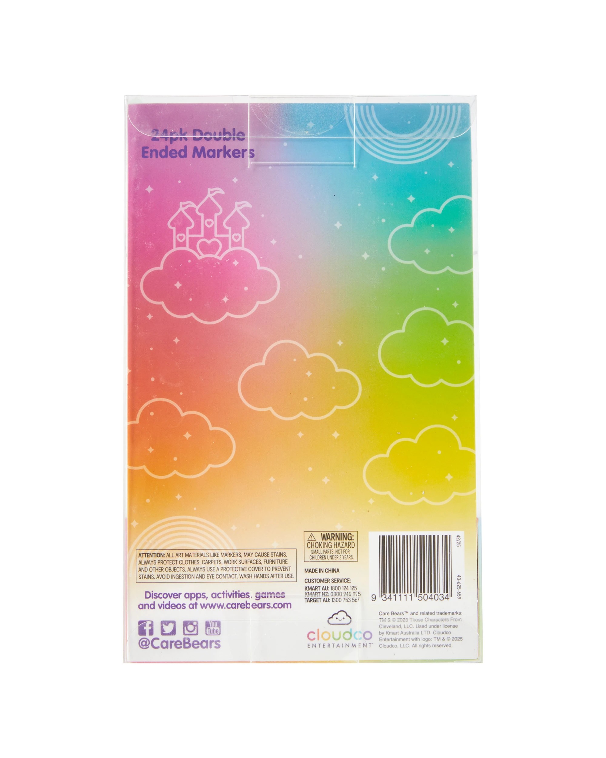 9 24 Pack Care Bears Double Ended Markers, 9 of 9