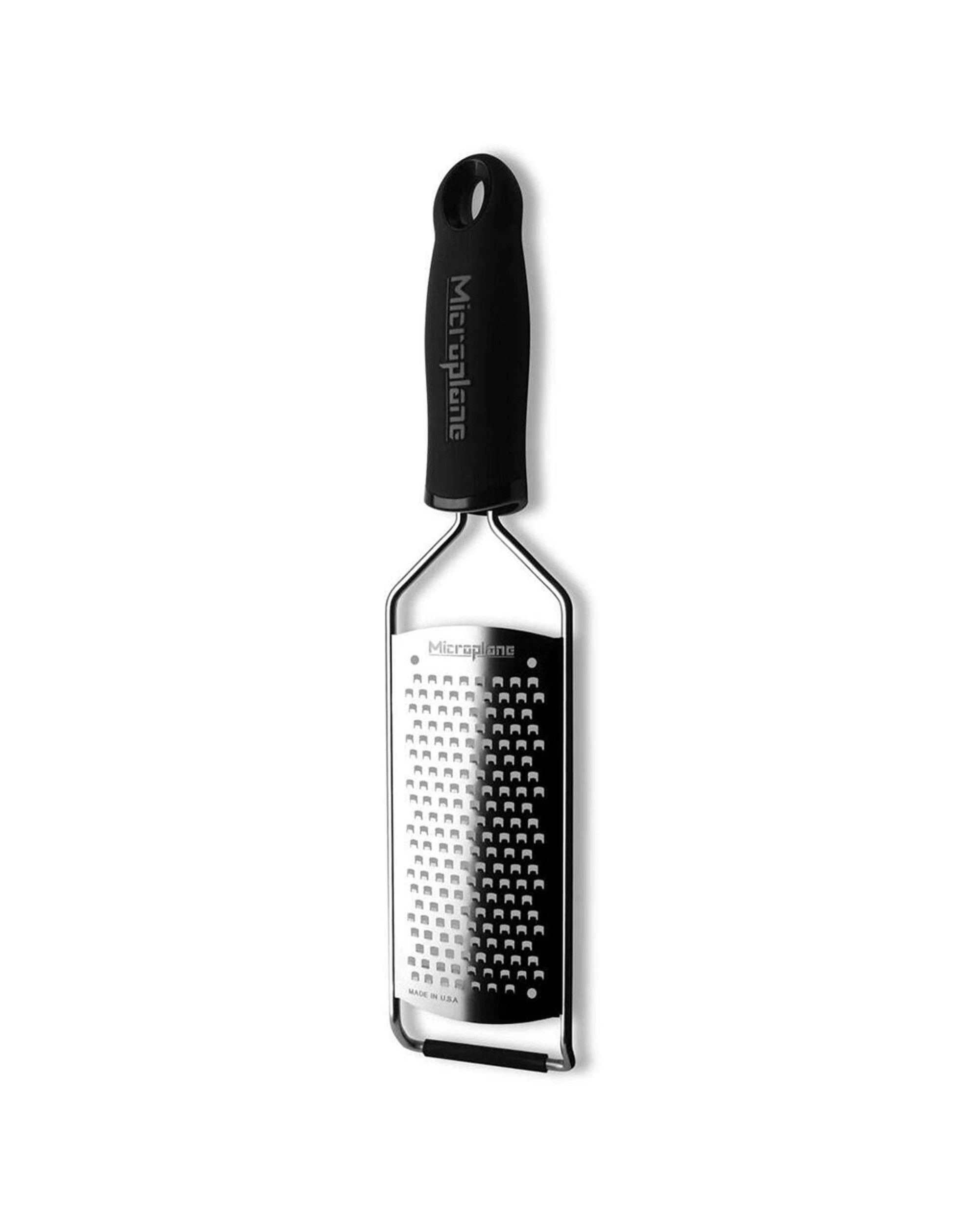 1 Microplane Stainless Steel Plastic Gourmet Coarse Grater Ergonomic Handle - Silver, 1 of 1
