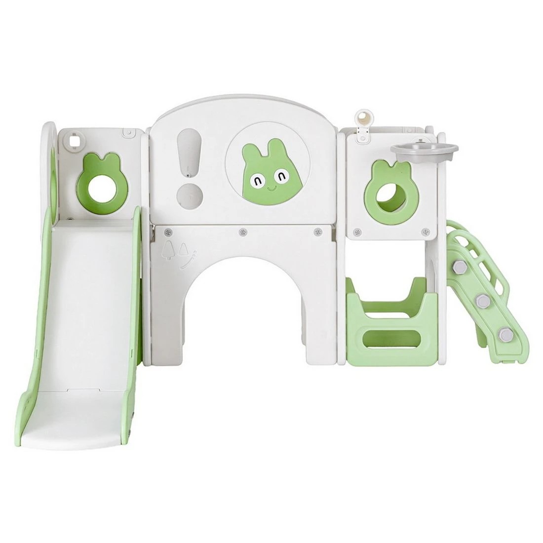 3 Keezi Kids Slide Swing Set Ball Hoop Rings Football Outdoor Toys - Multi, 3 of 7