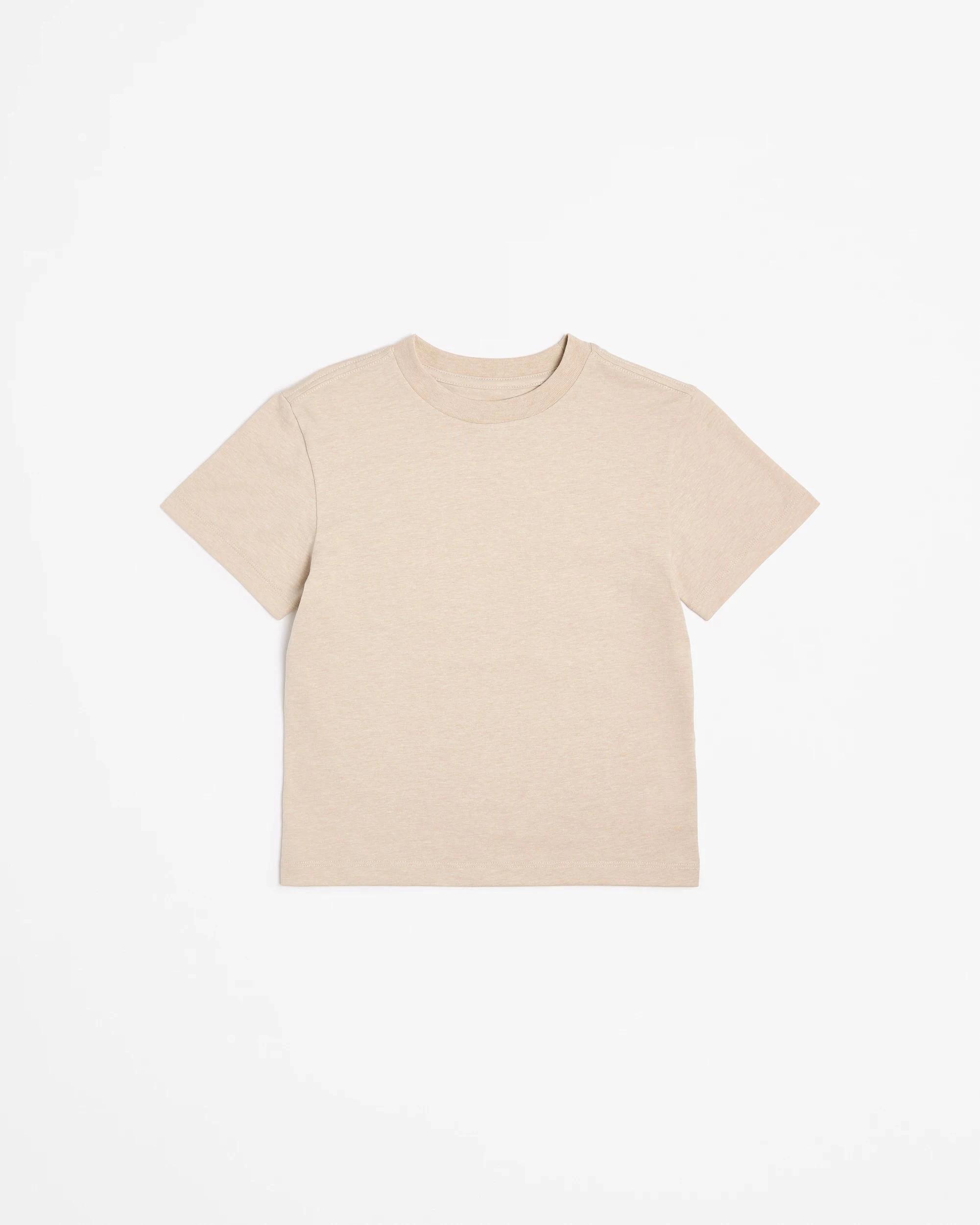 7 Target Australian Cotton T-shirts 3 pack BROWN / CREAM, 7 of 7