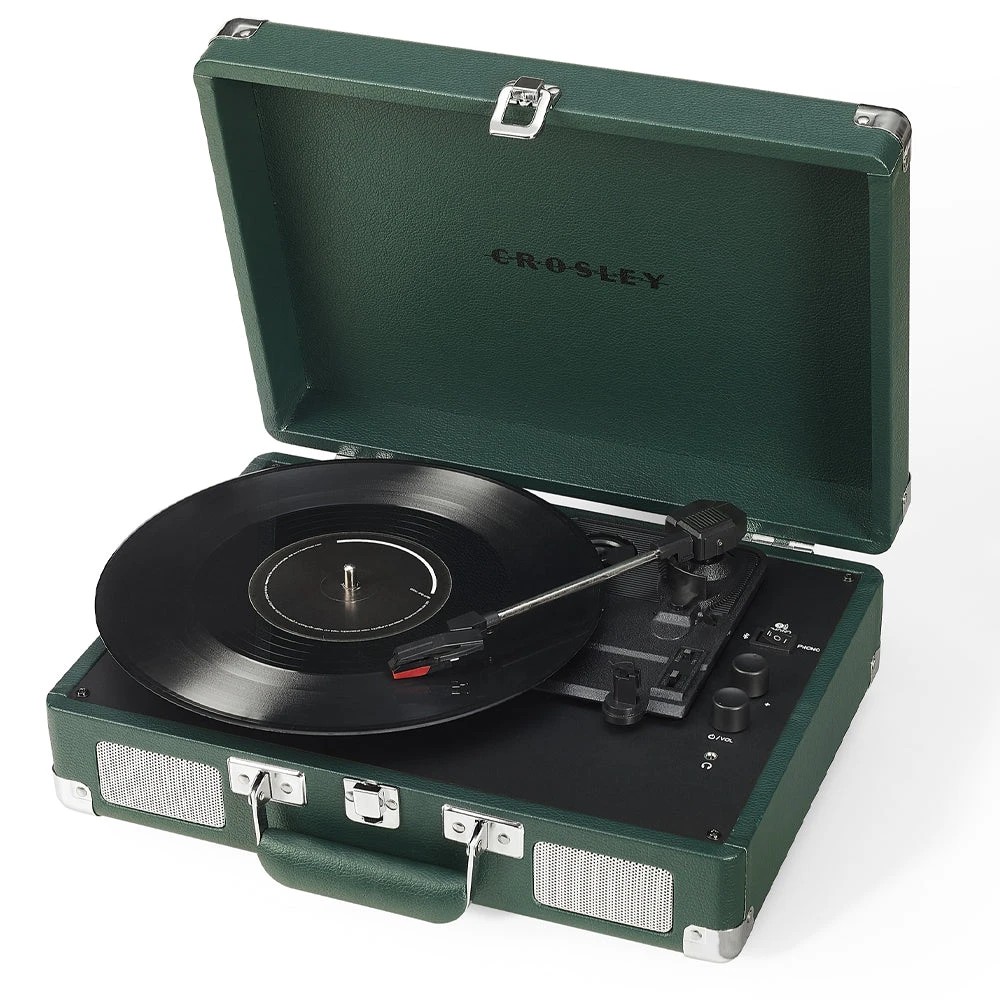 5 Crosley Cruiser Bluetooth Portable Turntable - Green, 5 of 5