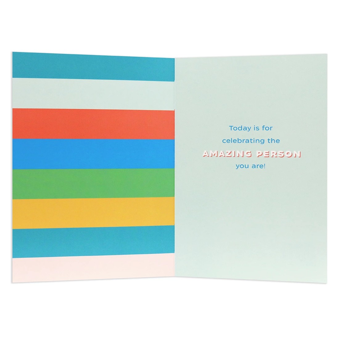 2 Connections from Hallmark Birthday Card - Stripes, 2 of 3
