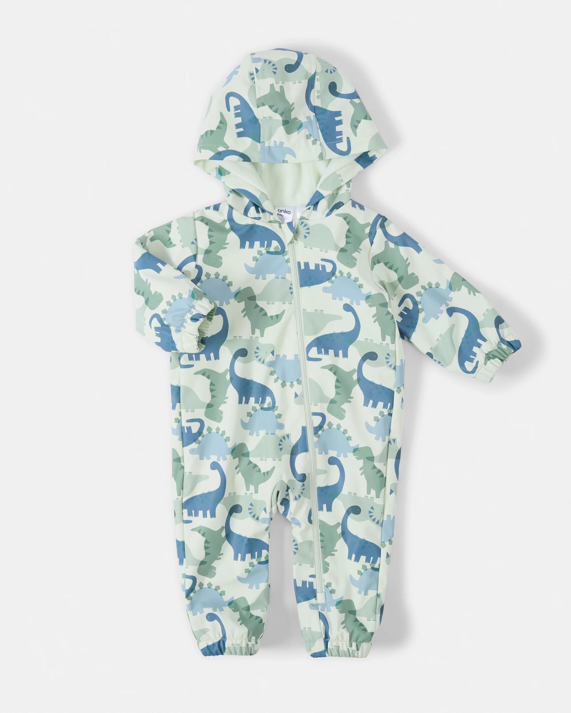 1 Rainsuit Blu Dino, 1 of 4