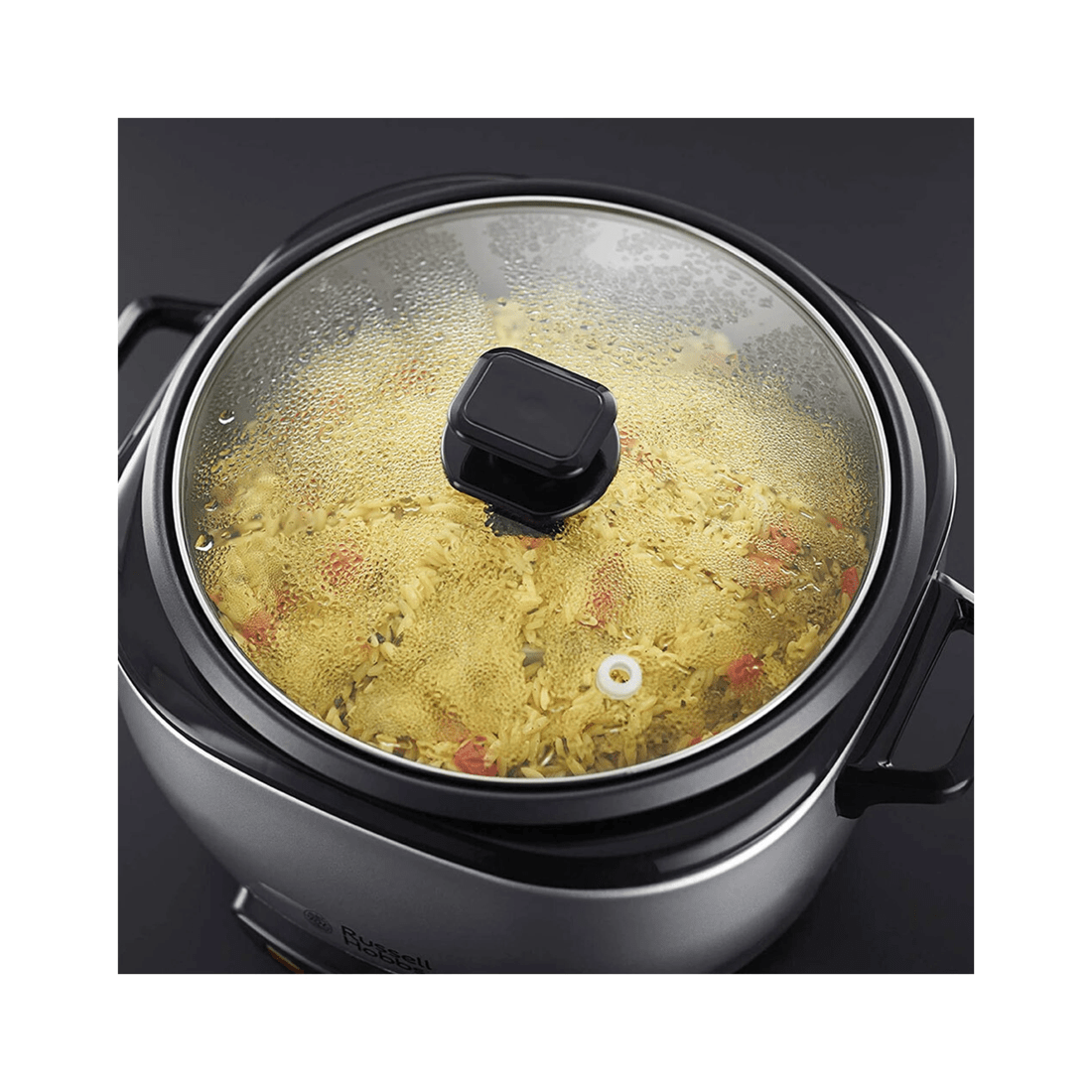 2 Russell Hobbs Rhrc20blk Turbo Electric Rice Cooker/steamer 1000 W Non-stick 3l
 - Black, 2 of 7