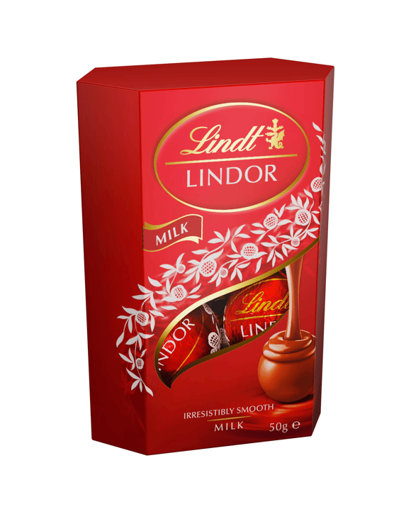 Lindt LINDOR Milk Chocolate Cornet 50g