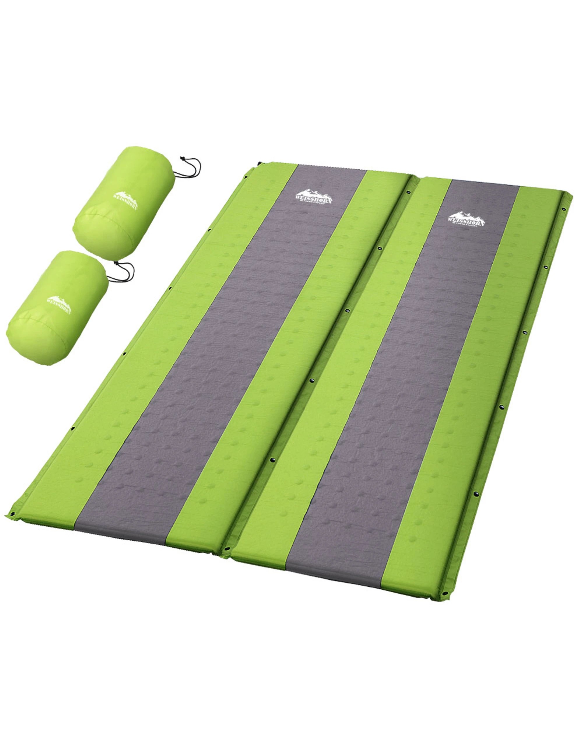 1 Weisshorn Self Inflating Mattress Camping Sleeping Mat Air Bed Pad Double Set - Multi, 1 of 4