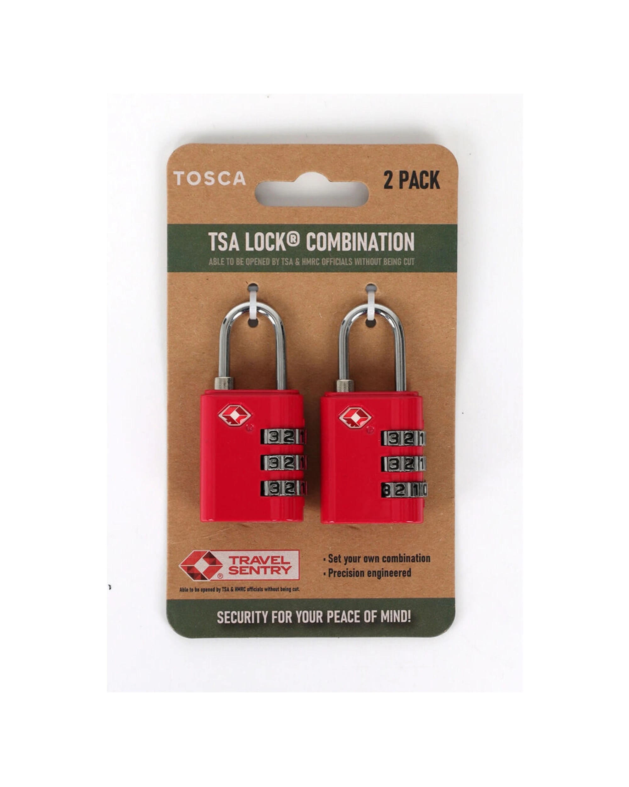 2 Tosca 4Pc Travel Luggage Suitcase Tsa Combination Lock - Assorted, 2 of 2