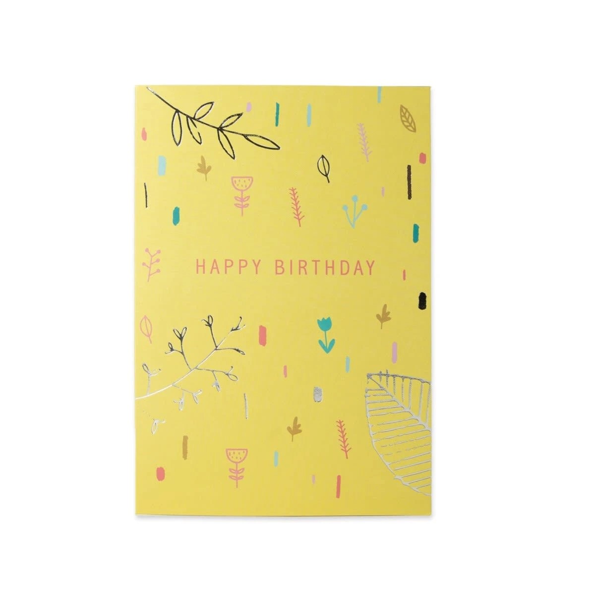 3 Connections from Hallmark Birthday Card - Flowers and Leaves, 3 of 3