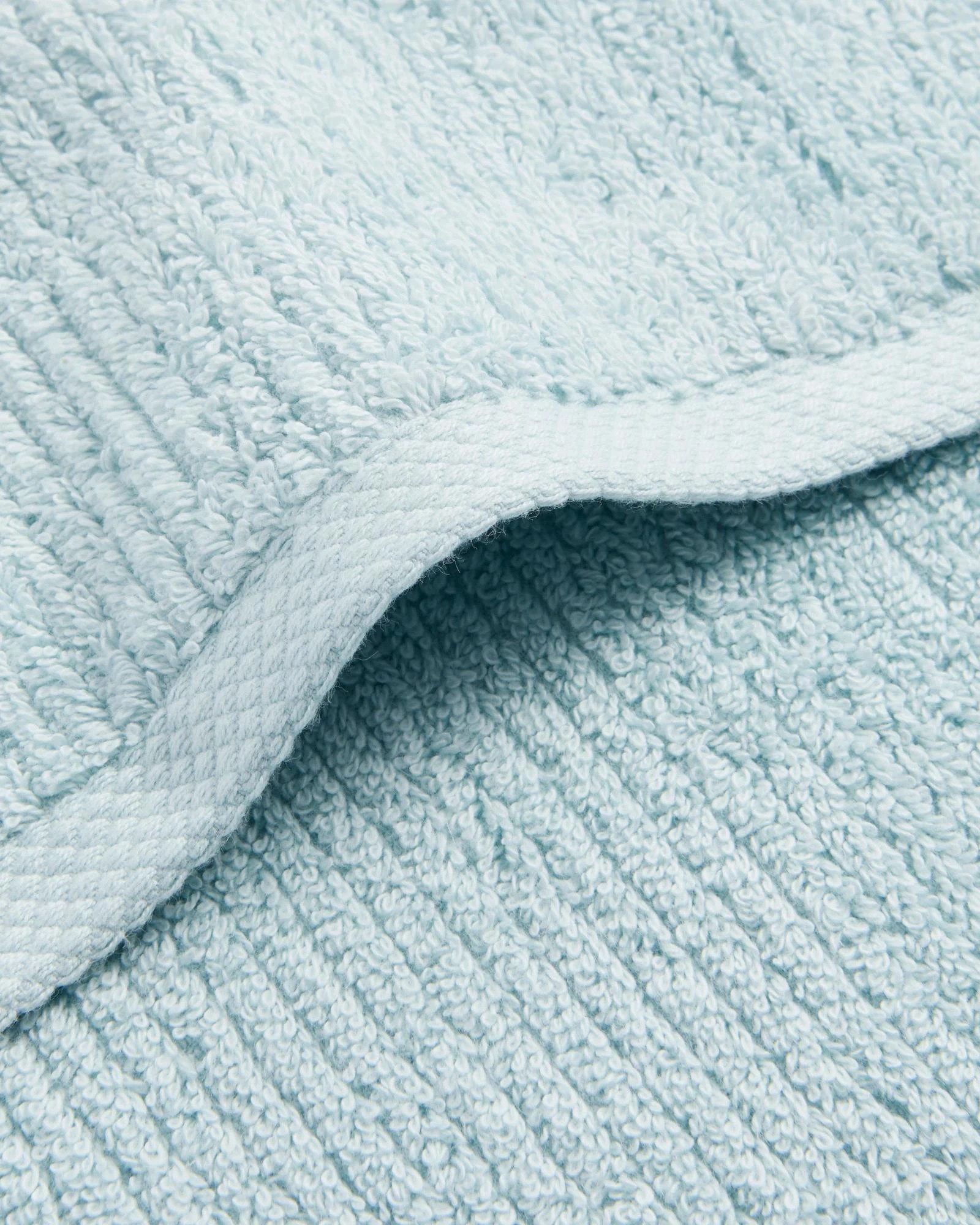 2 Target Australian Cotton Ribbed Face Washer - Piper - Blue, 2 of 3