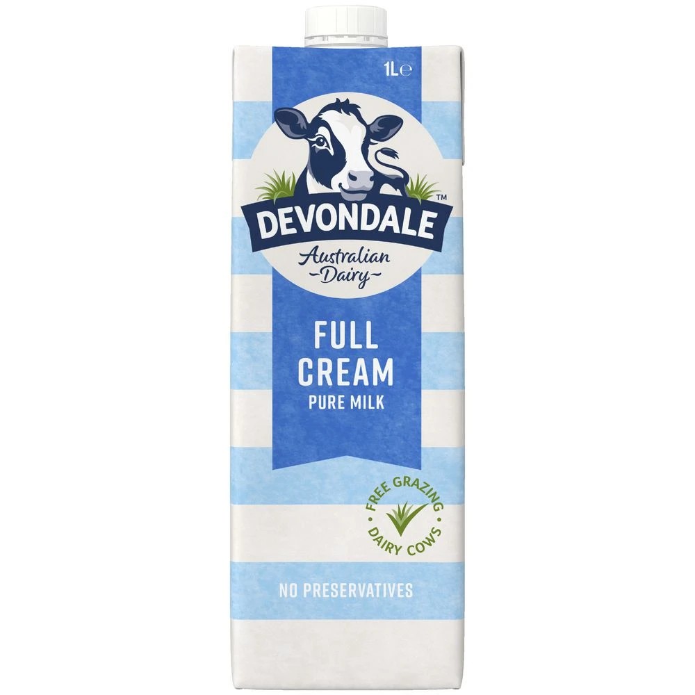 2 Devondale Full Cream UHT Milk 1L, 2 of 5