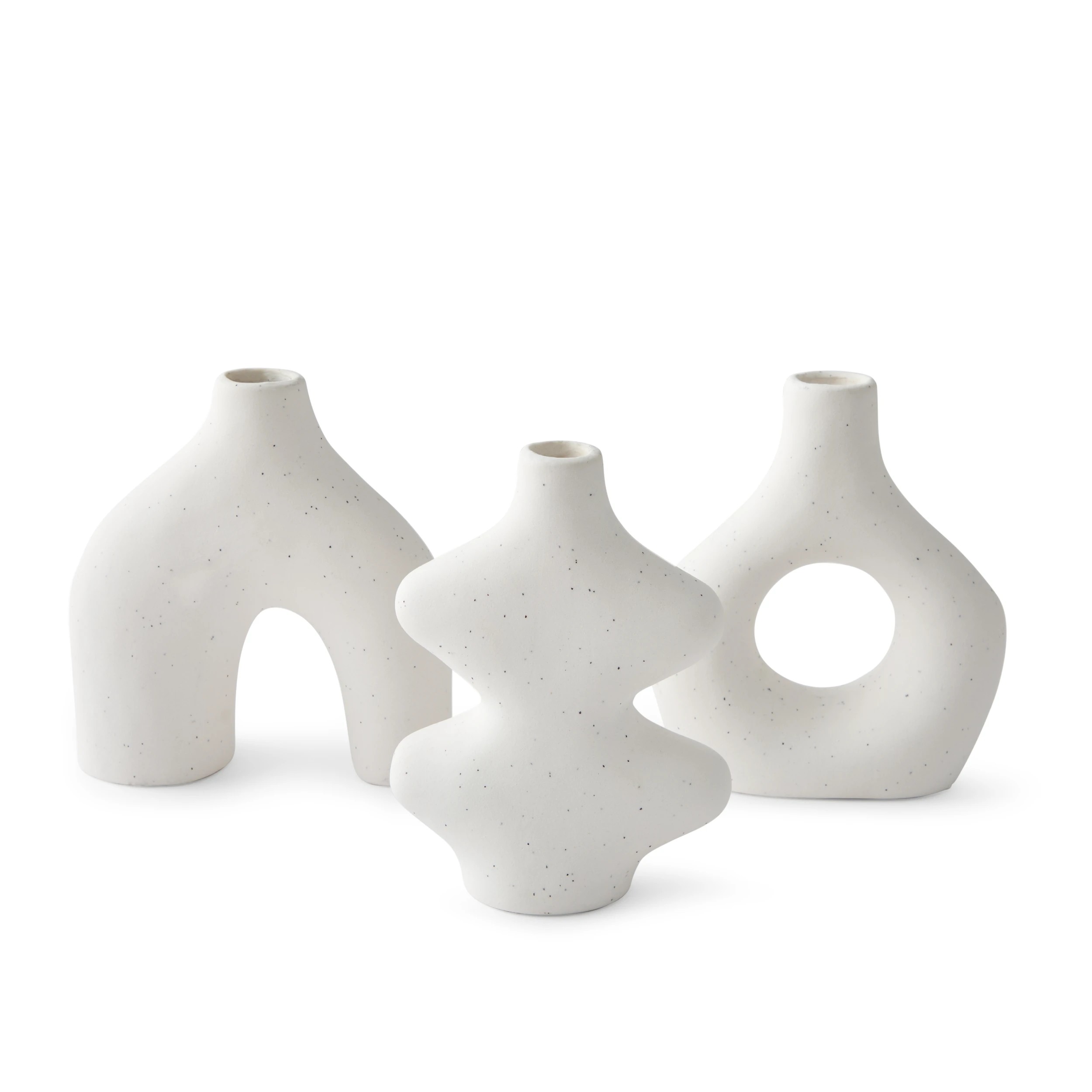 3 3 Pack Ceramic Mini Vases, 3 of 9