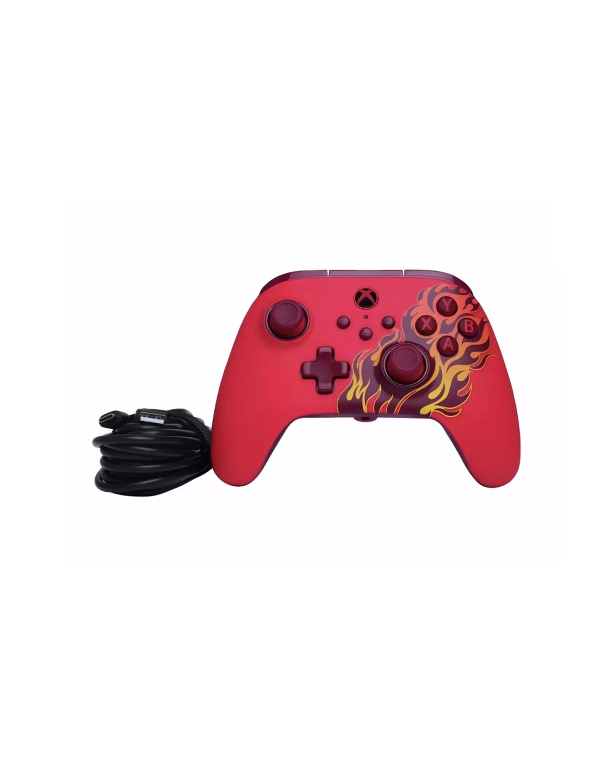 4 PowerA Xbox Series XS Advantage Wired Gaming Controller Blaze 3.5mmJack - Red, 4 of 5