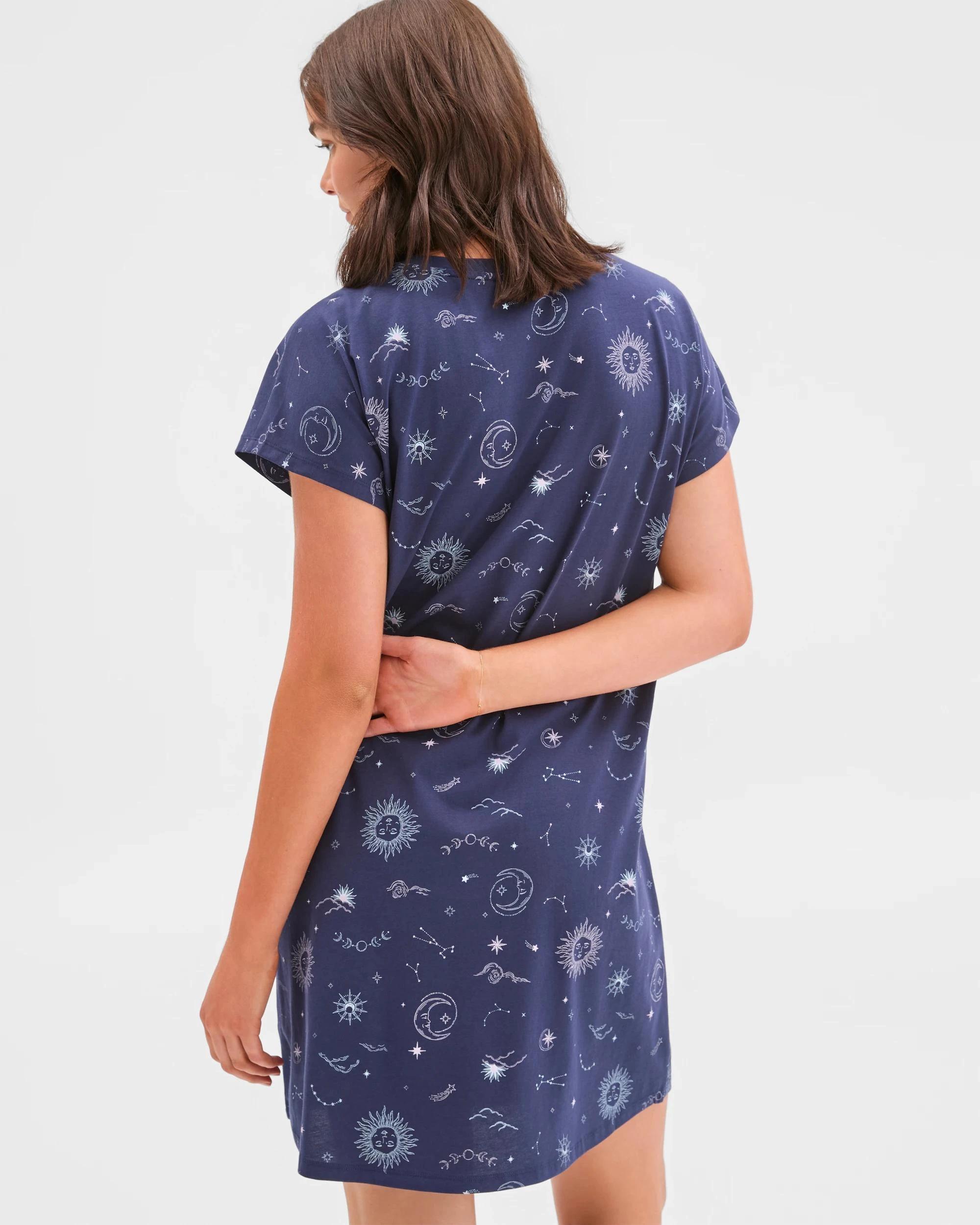 4 Target Woman Australian Cotton Blend T-Shirt Nightie CELESTIAL, 4 of 5